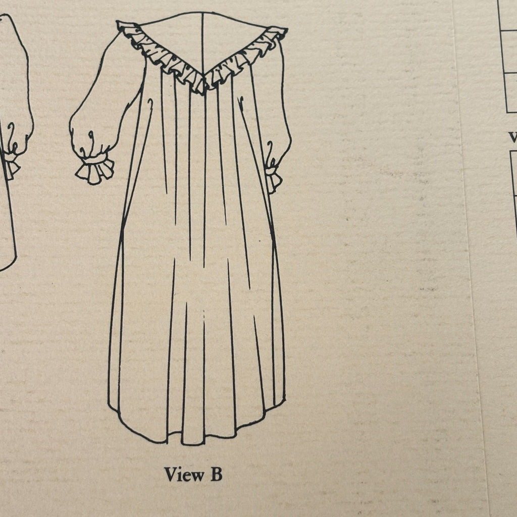 Folkwear Sewing Pattern 225 Childhood Dreams Prairie Dress Girls 2-12 Nightgown Uncut