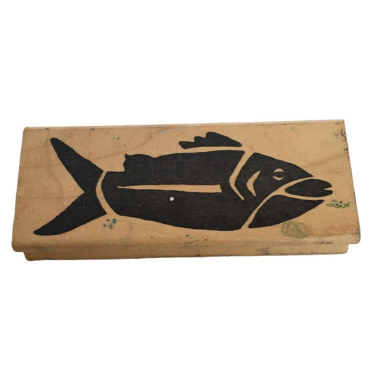 Hot Potatoes Rubber Stamp Fish Fathers Day Nature Animal Card Making