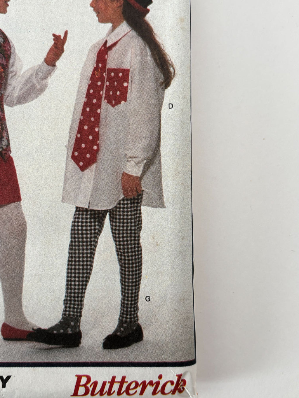 Butterick Sewing Pattern 6362: Girls' Vest, Shirt, Skirt, Shorts, Leggings and Tie