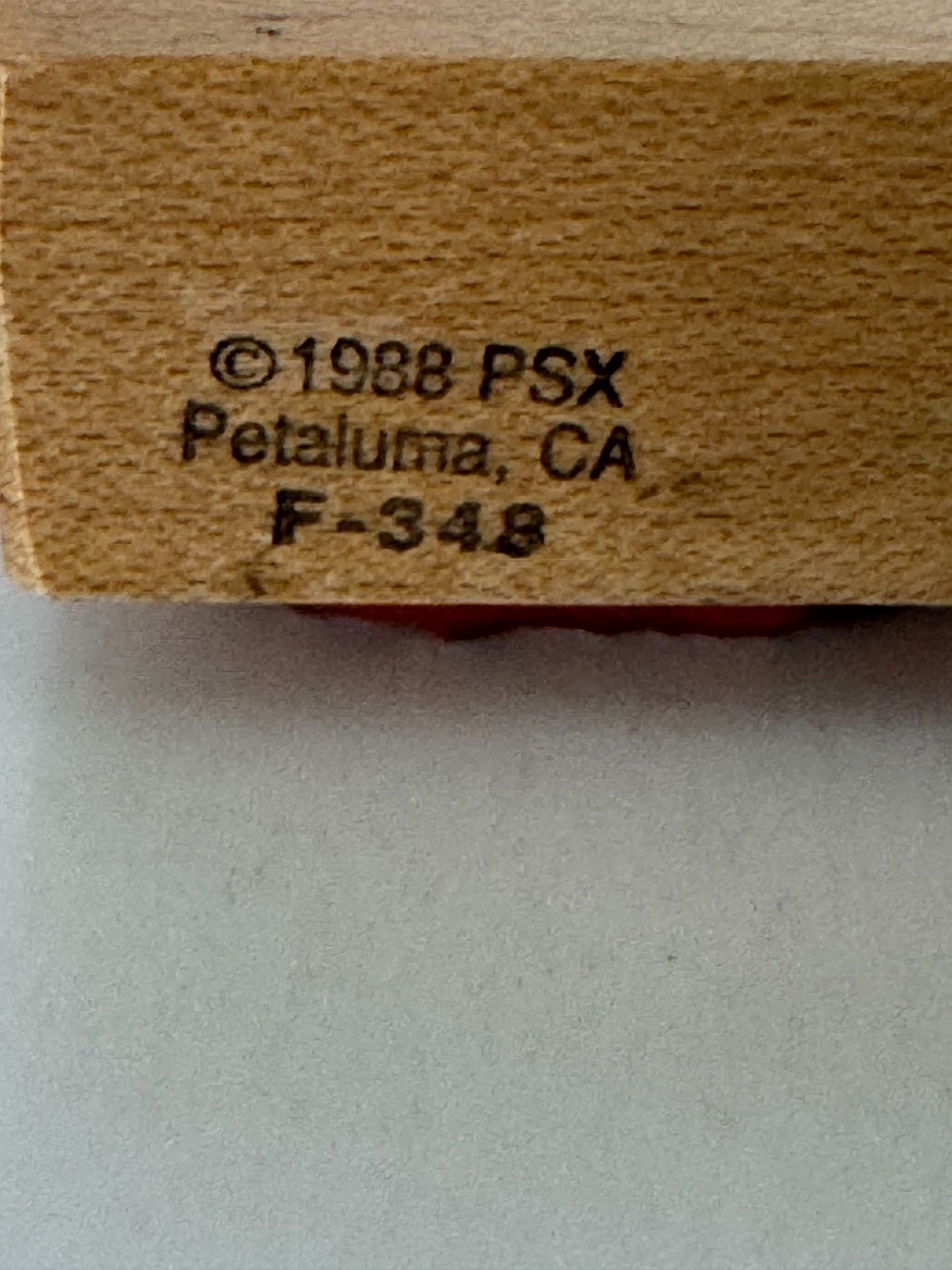 PSX Rubber Stamp To From Gift Tag Card Making Words Merry Christmas