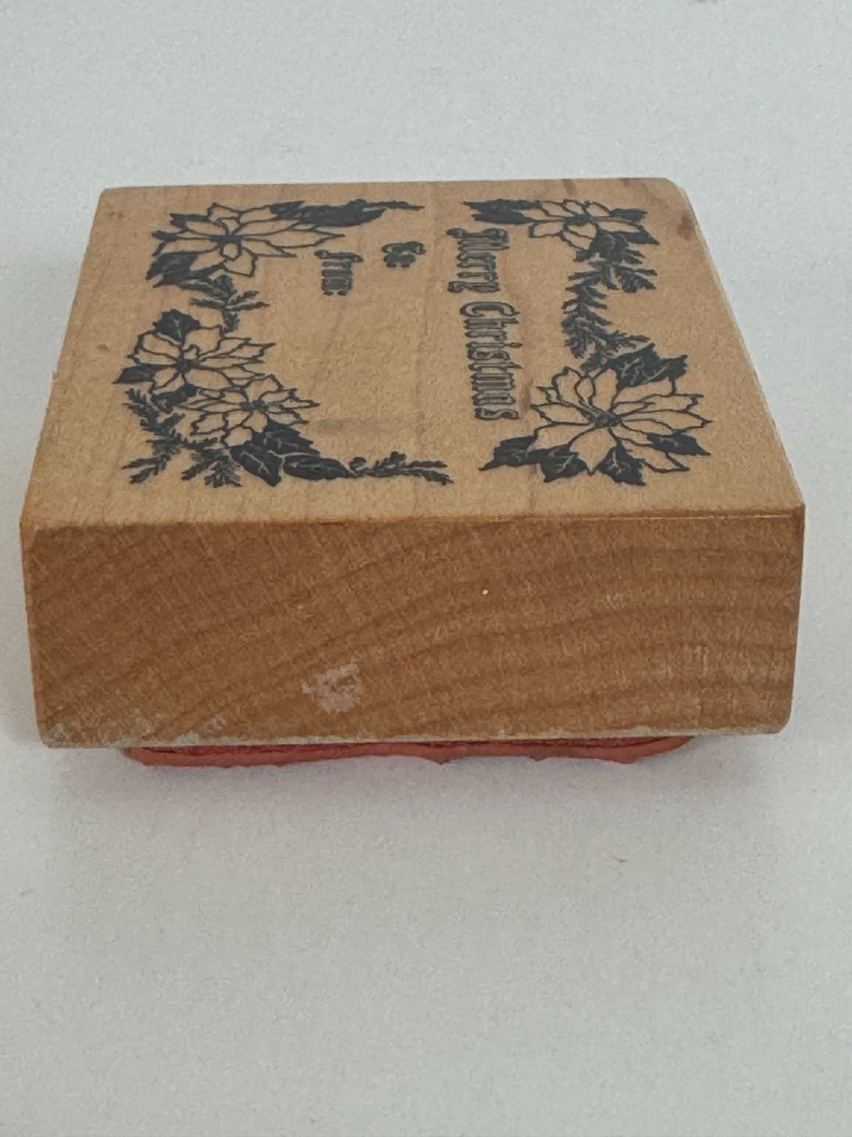PSX Rubber Stamp To From Gift Tag Card Making Words Merry Christmas