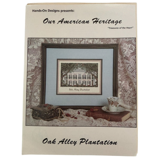 Hands On Designs Cross Stitch Kit Oak Alley Plantation House American History LA