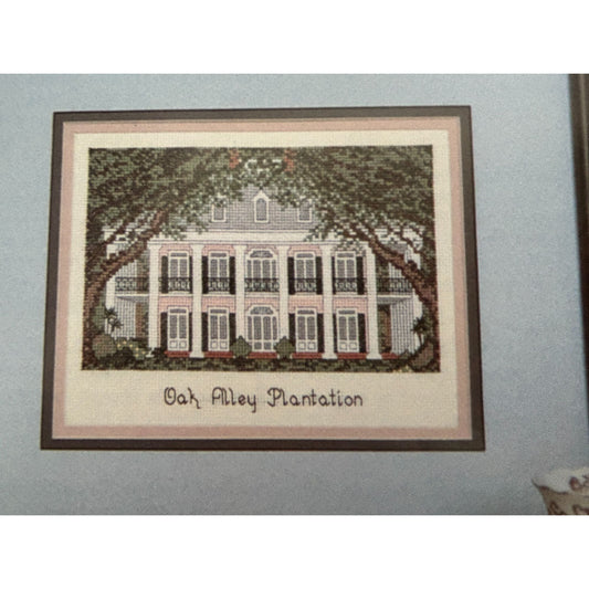 Hands On Designs Cross Stitch Kit Oak Alley Plantation House American History LA