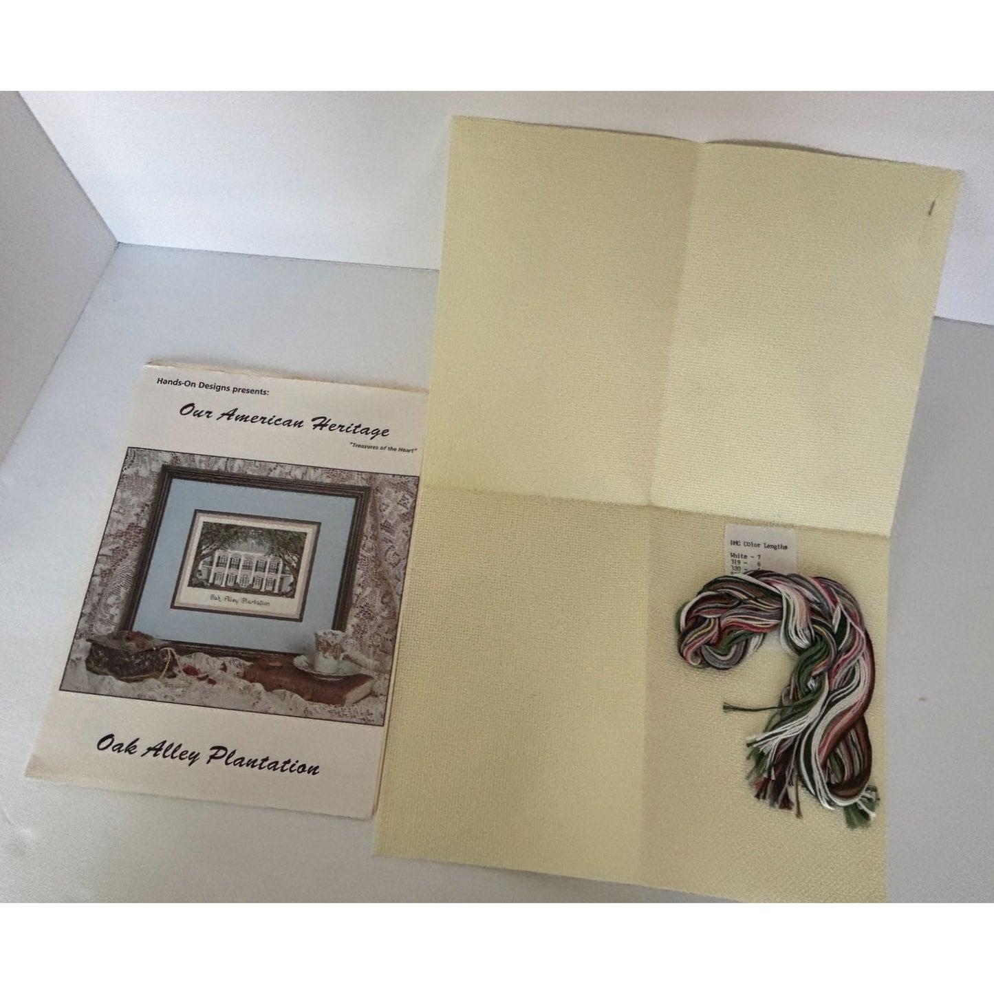 Hands On Designs Cross Stitch Kit Oak Alley Plantation House American History LA