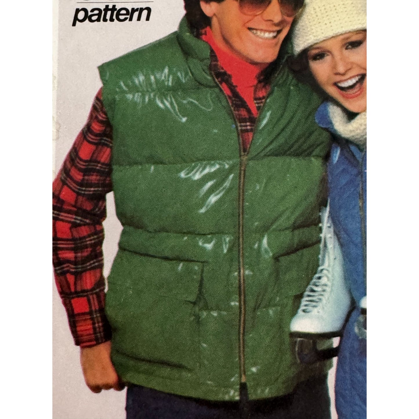 Simplicity Sewing Pattern 8123 Quilted Vests 1970s Outerwear Small Uncut Unisex