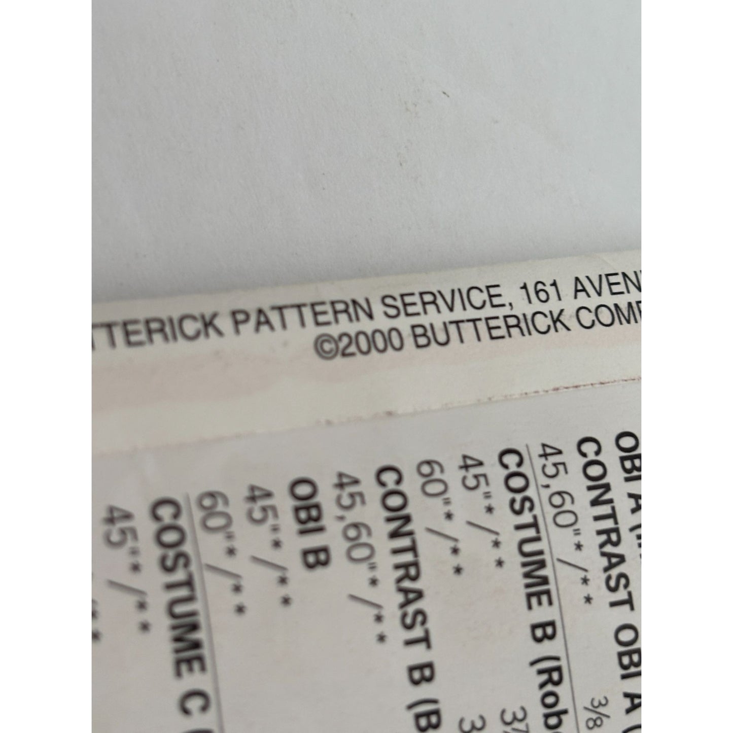 Butterick Sewing Pattern P450 Girls Asian Costume Kimono Traditional Dress Robe