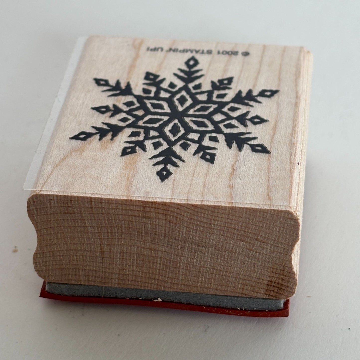 Stampin Up Rubber Stamp Snowflake Winter Holidays Christmas Card Making Craft