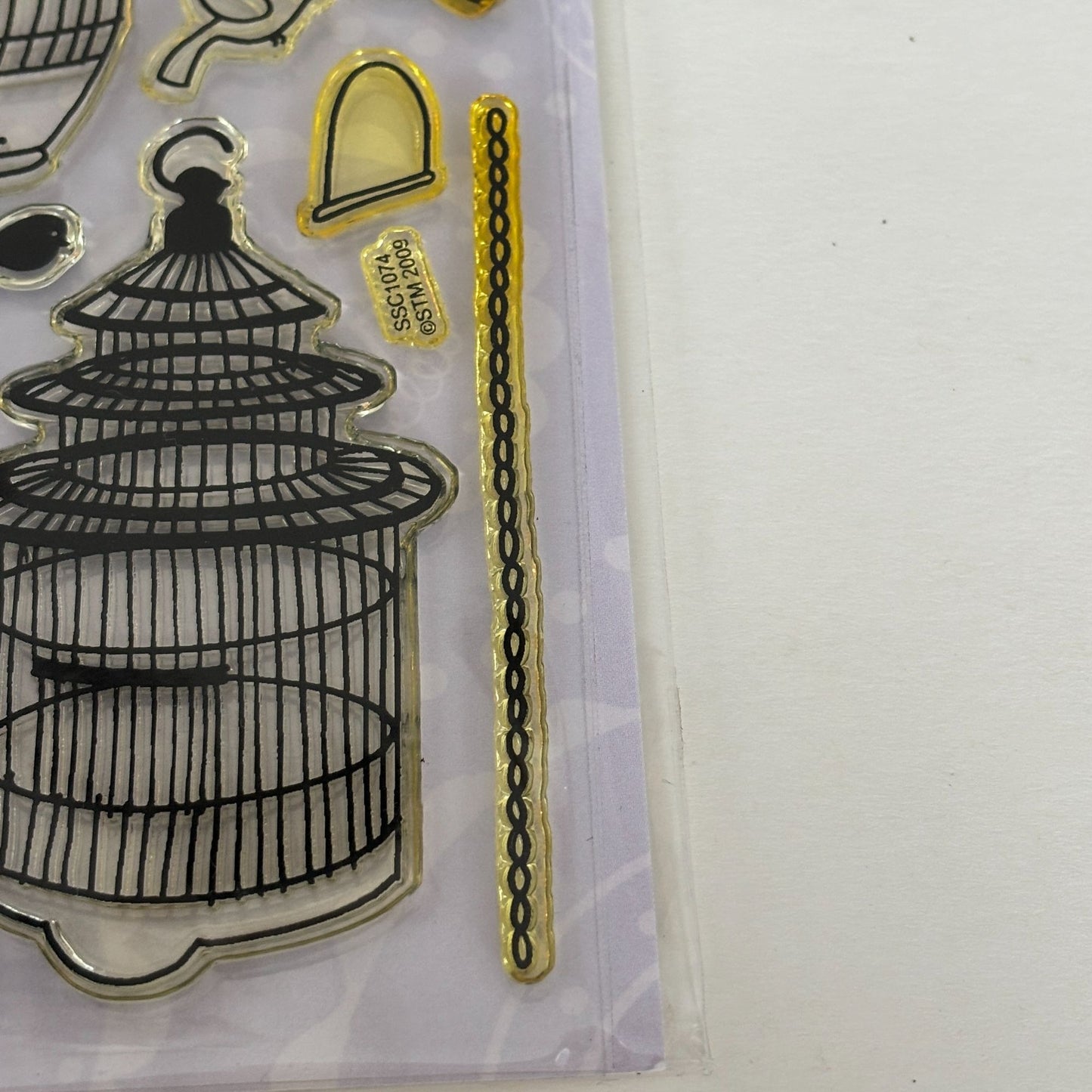 Stampendous Perfectly Clear Stamps Set Tweet Cages Bird Sweet Pun Cardmaking Scrapbooking Words