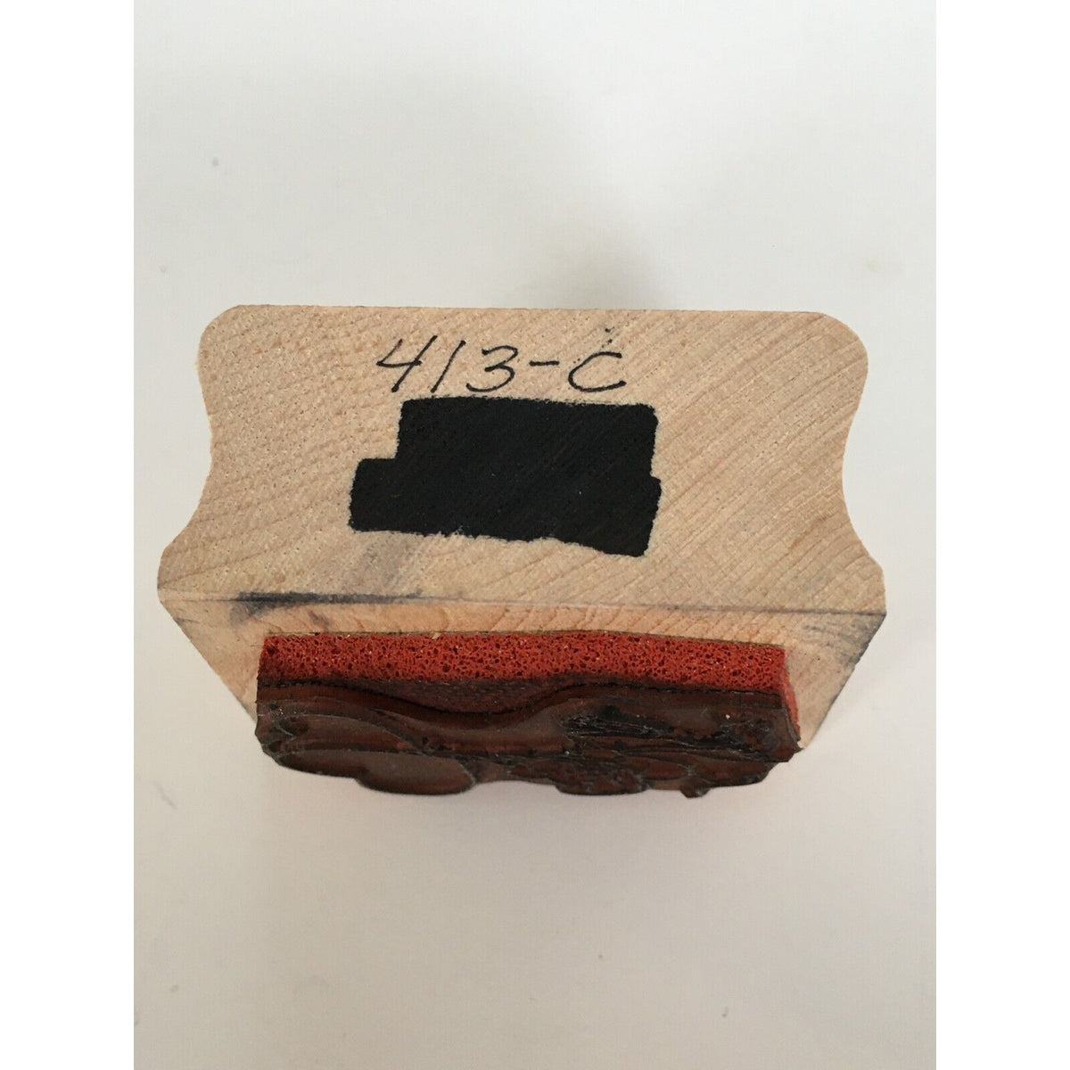 Retired Touche Wood Rubber Stamp Mouse With Heart Balloons Love Card Making