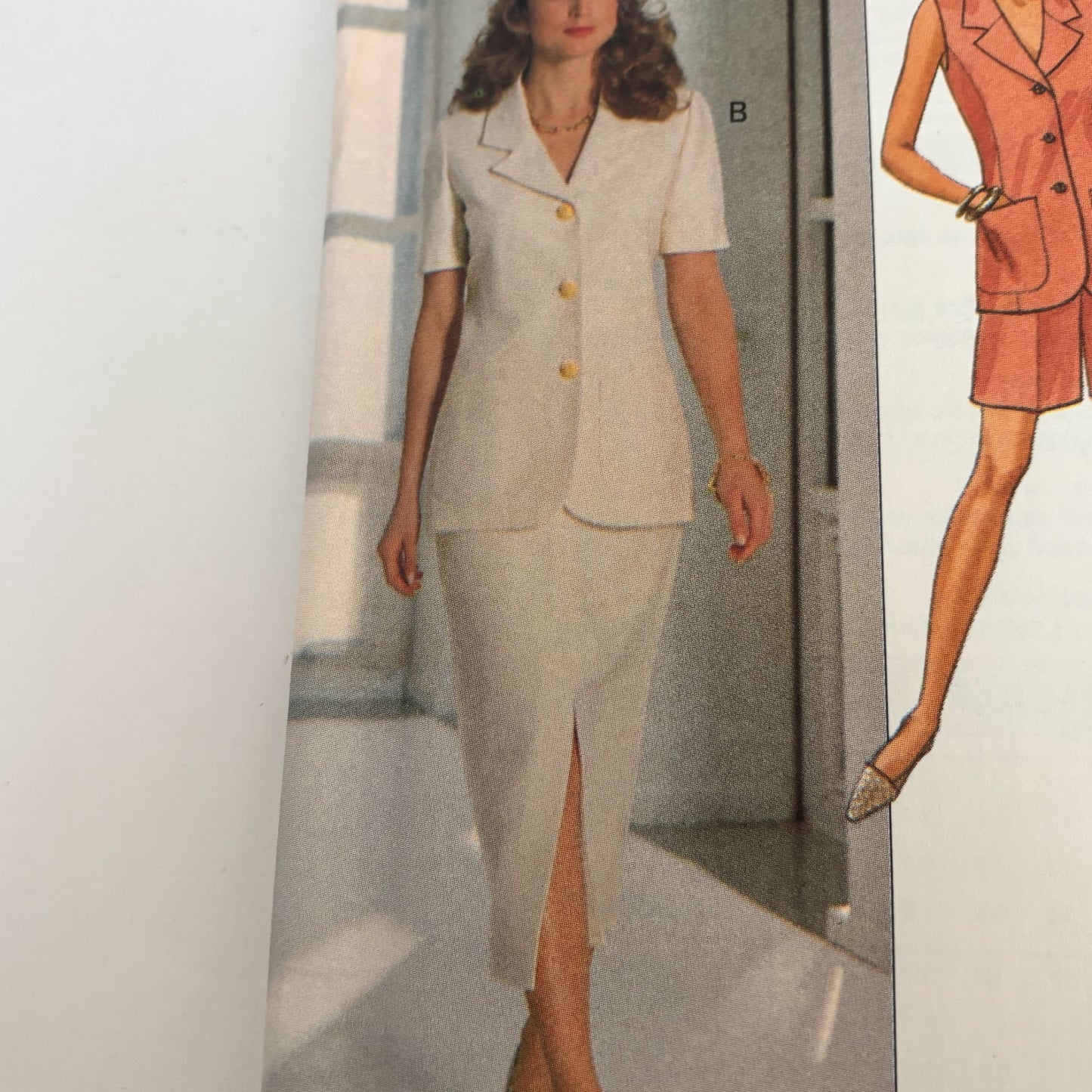 Butterick Sewing Pattern 6798 Top Skirt Shorts Set 90s Minimalist Summer Suit 12-16 Uncut
