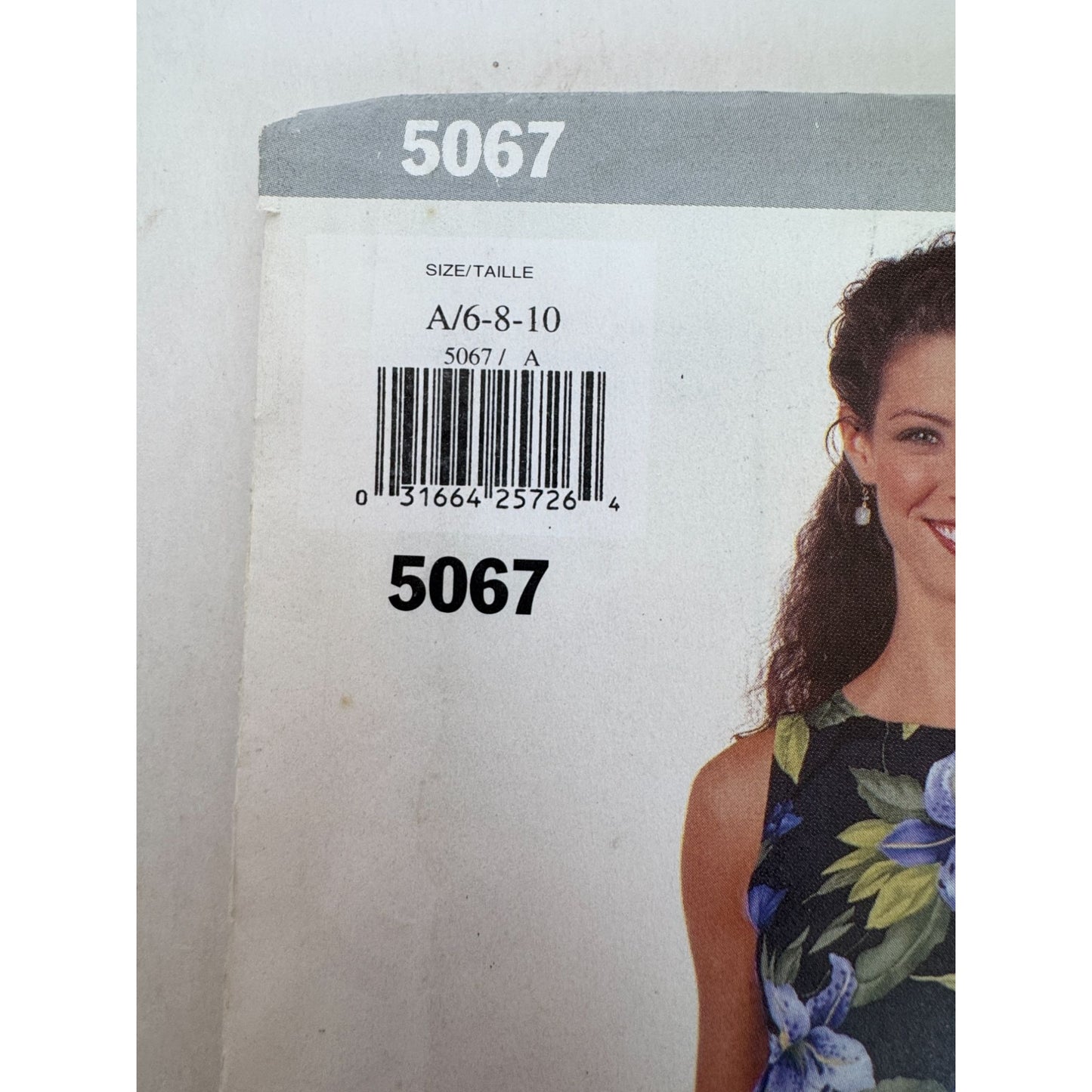 Butterick See and Sew Sewing Pattern 5067 A-Line Dress Summer Work 6 8 10 Uncut