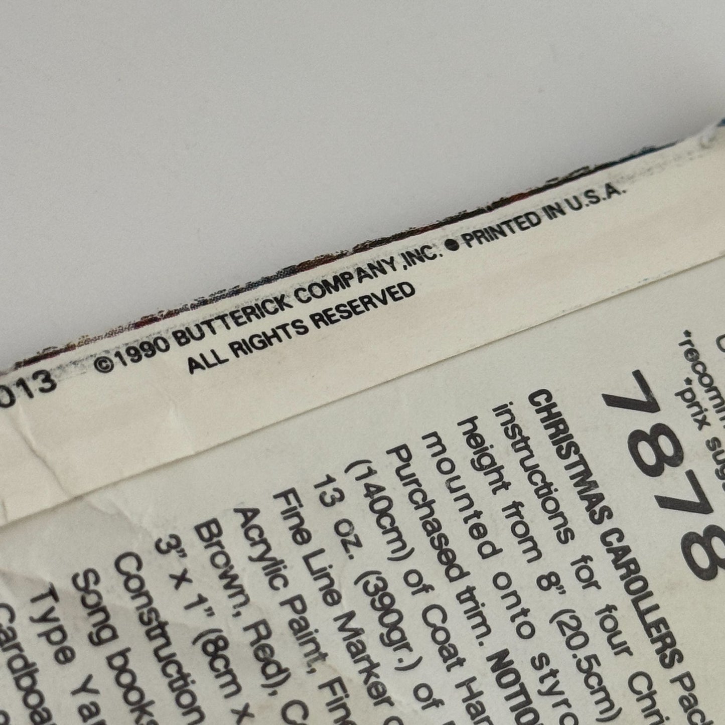 Vogue Sewing Pattern 7878 Christmas Carolers Doll Home Decor By Linda Carr Uncut