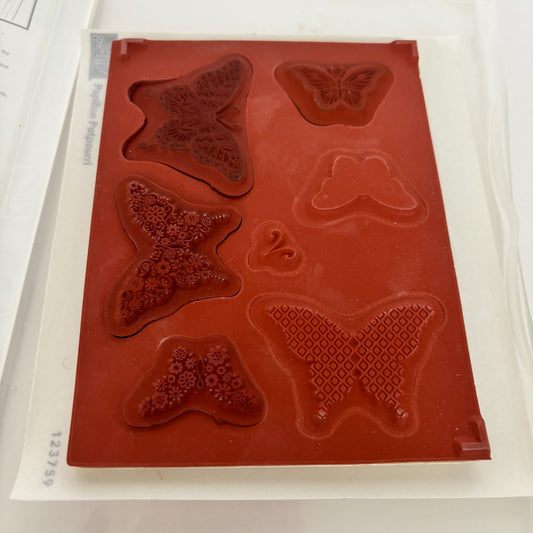 Stampin Up Papillon Potpourri Butterfly Stamp Set with Paper Punch Crafting Tool Matching Coordinating