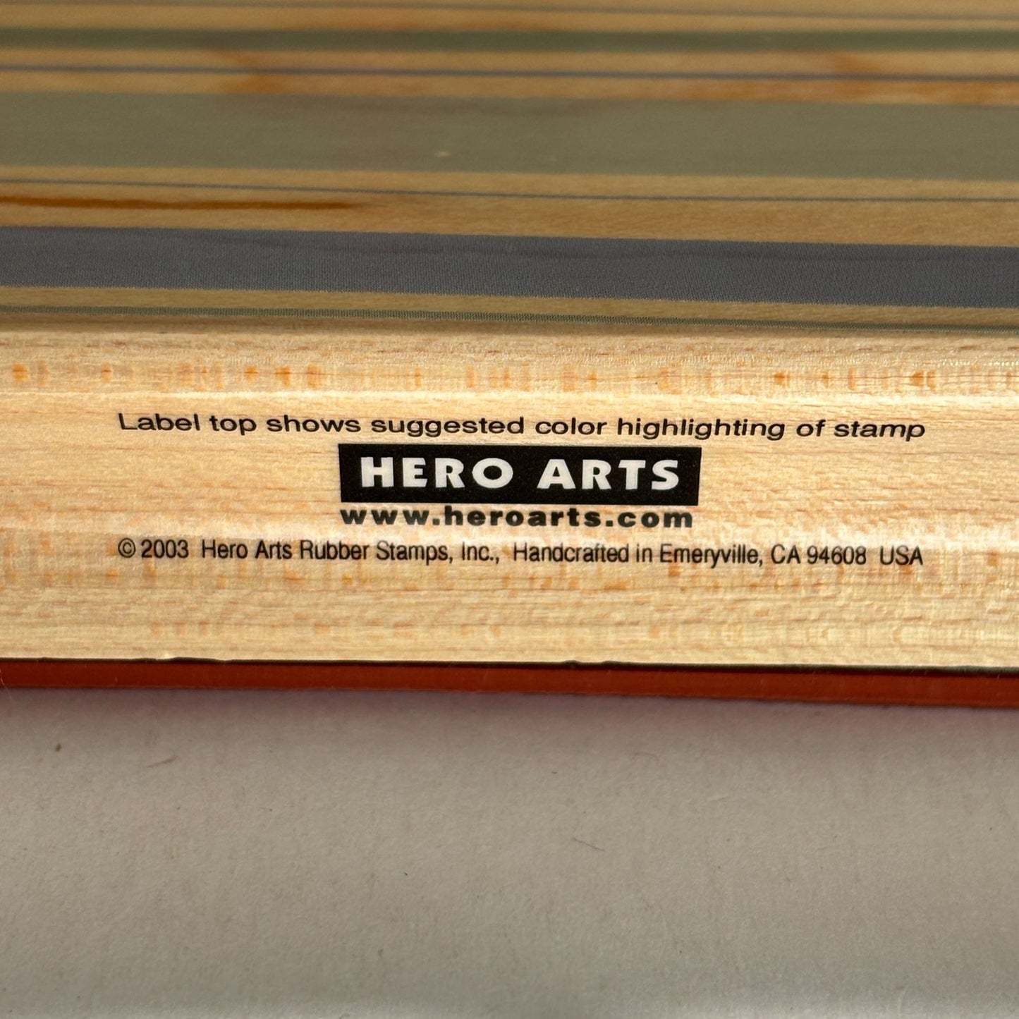 Hero Arts Rubber Stamp Holiday Stripes Background Texture Lines Cardmaking H2870 Craft Scrapbooking