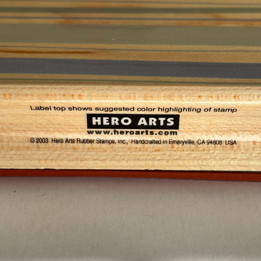 Hero Arts Rubber Stamp Holiday Stripes Background Texture Lines Cardmaking H2870 Craft Scrapbooking