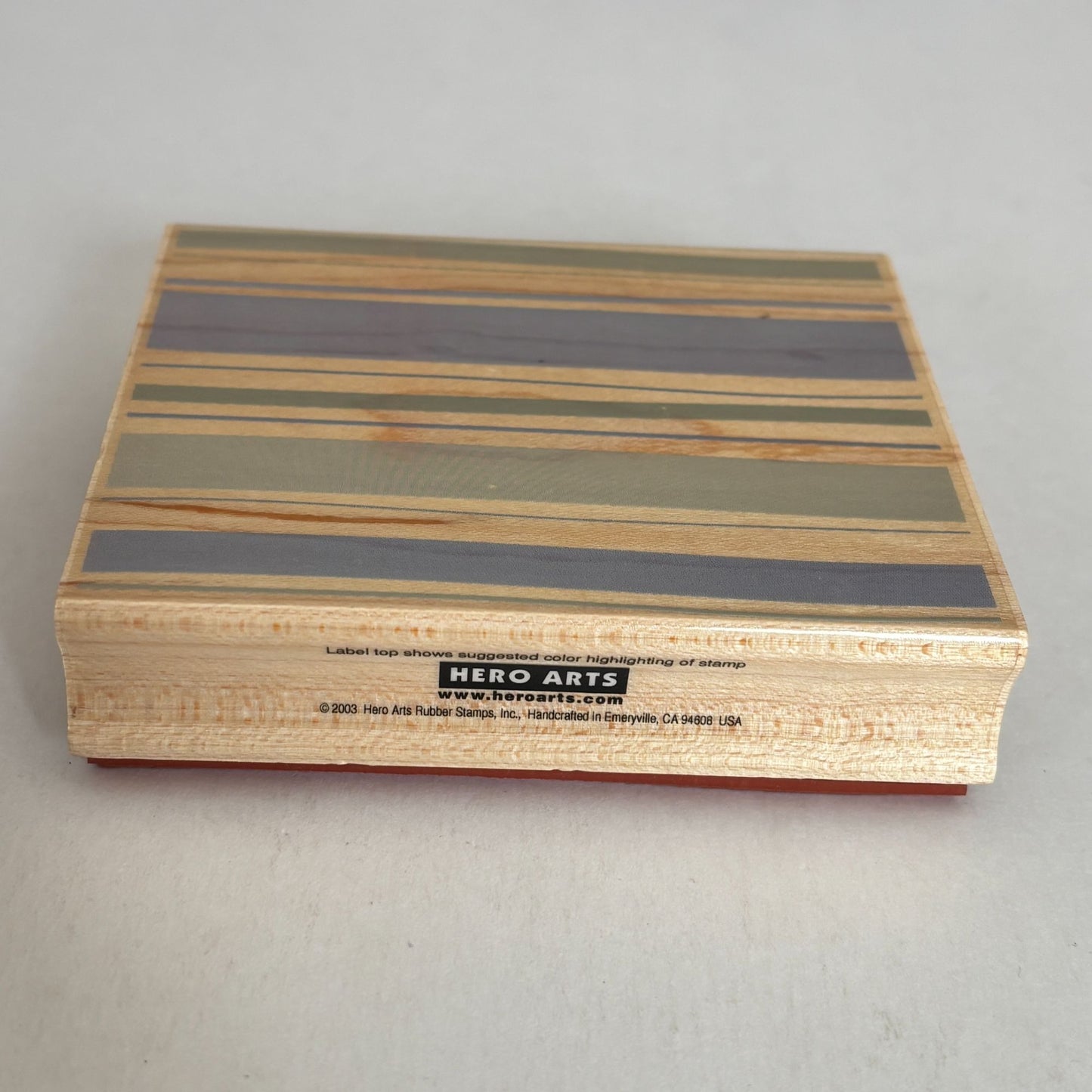 Hero Arts Rubber Stamp Holiday Stripes Background Texture Lines Cardmaking H2870 Craft Scrapbooking