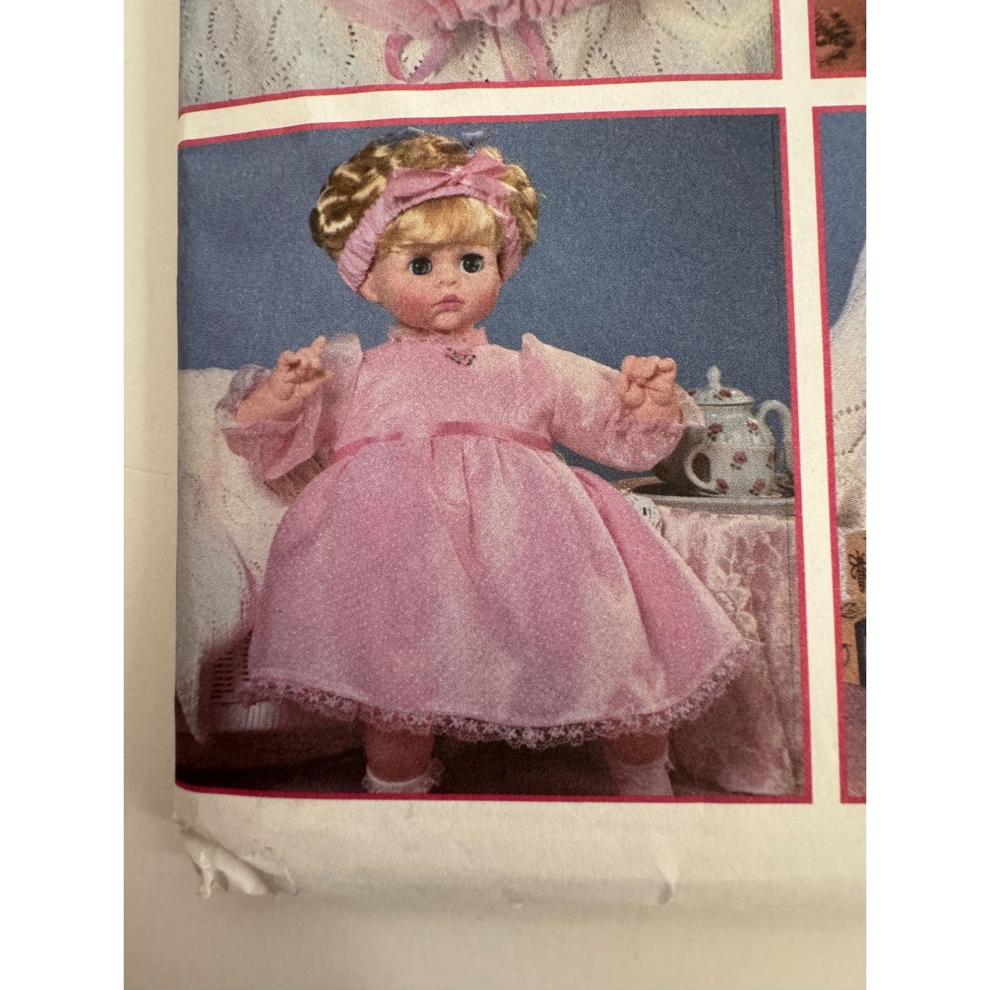 Simplicity Crafts Sewing Pattern 9286 Doll Clothes Dress Bonnet Clothing Uncut