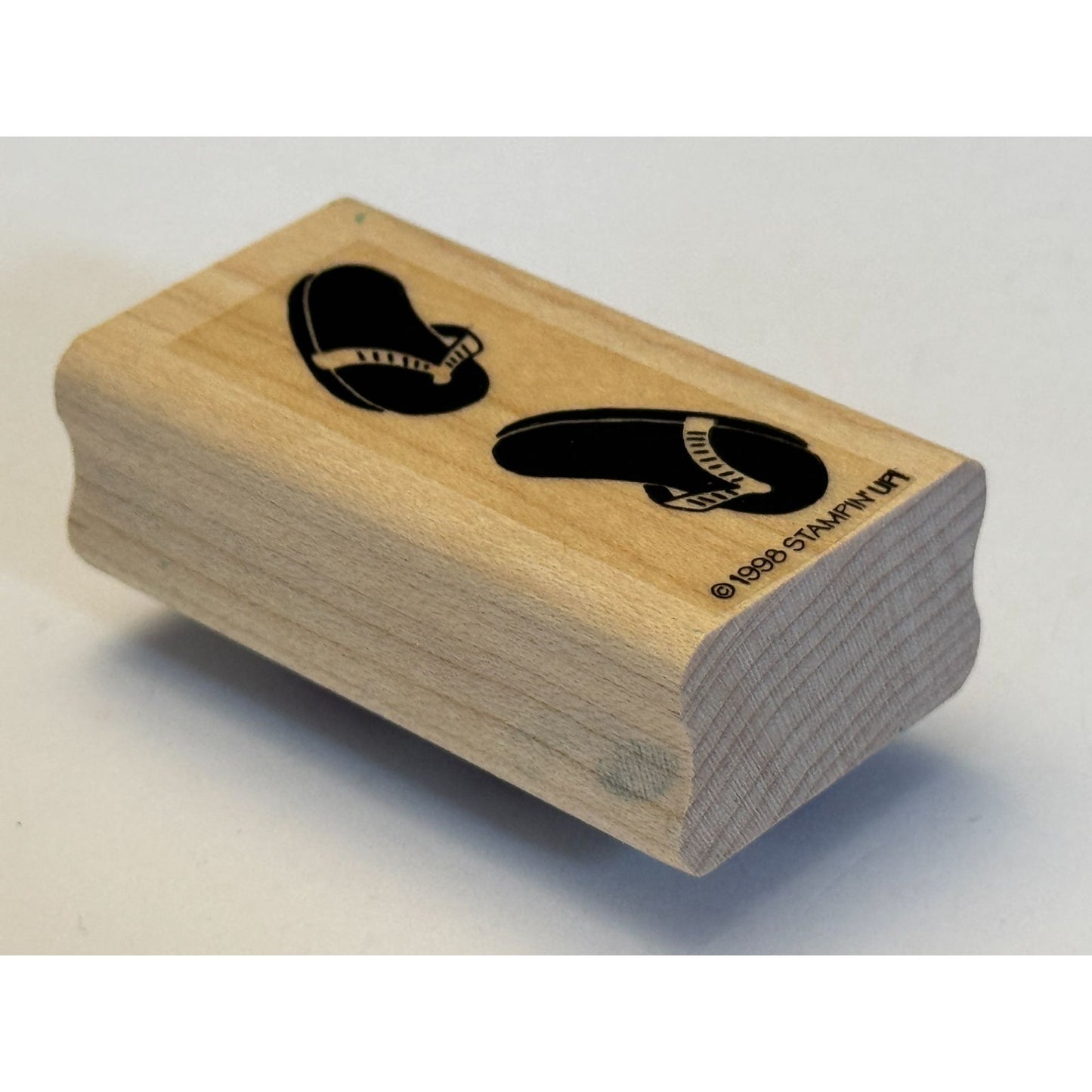 Stampin Up Rubber Stamp Flip Flops Sandals Summer Vacation Shoes Stamping Tool