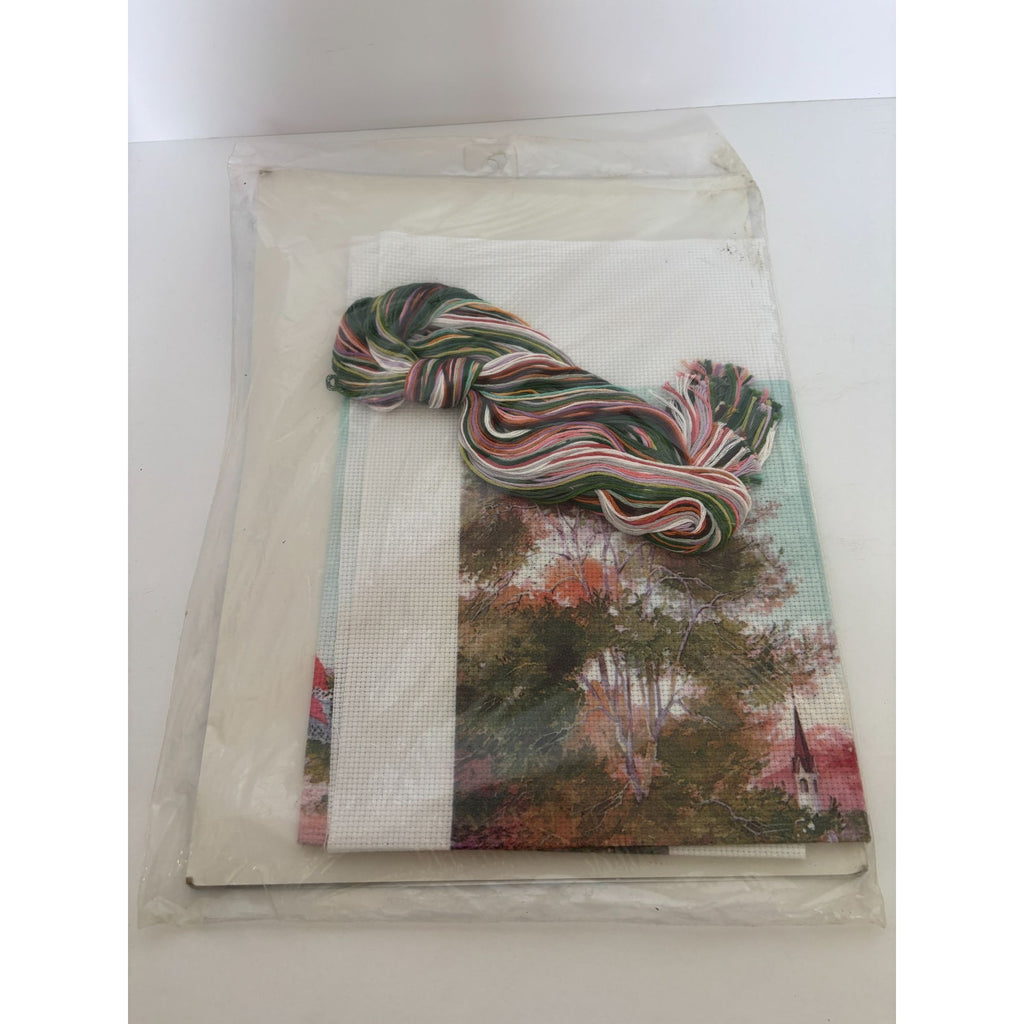 Candamar Designs Cross Stitch Kit Spring Meadow Scene Mother Daughter Spring