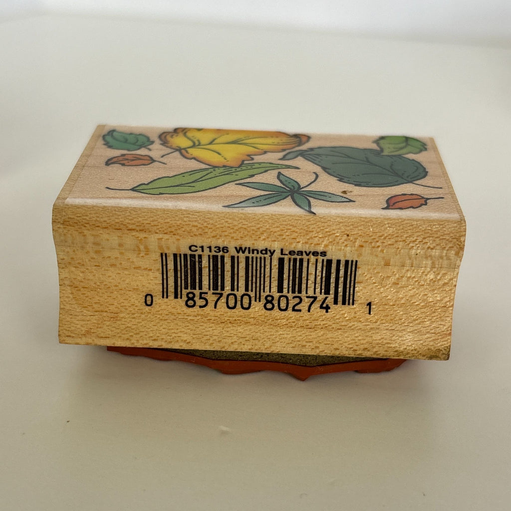 Hero Arts Rubber Stamp Set Vibrant Leaves Fall Foliage Acorns Oak Card Making Thanksgiving Maple