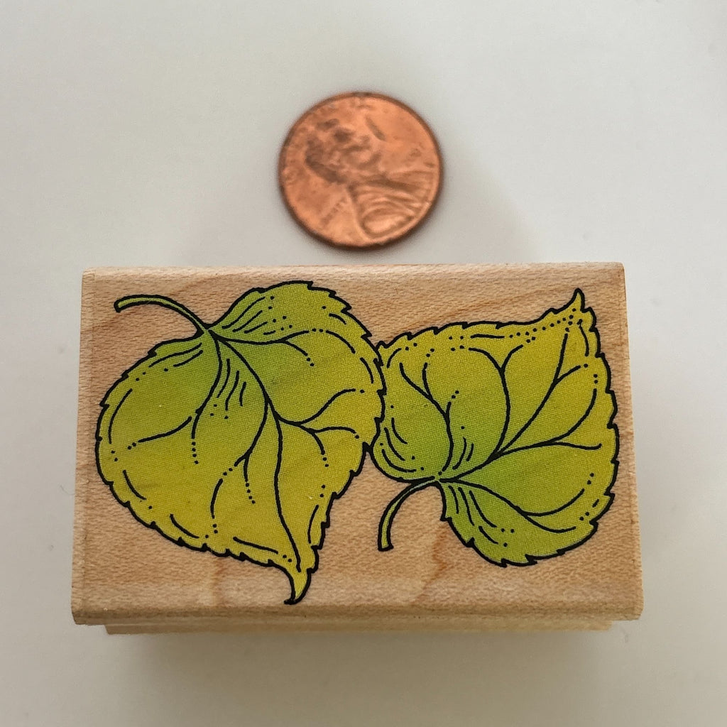 Hero Arts Rubber Stamp Set Vibrant Leaves Fall Foliage Acorns Oak Card Making Thanksgiving Maple