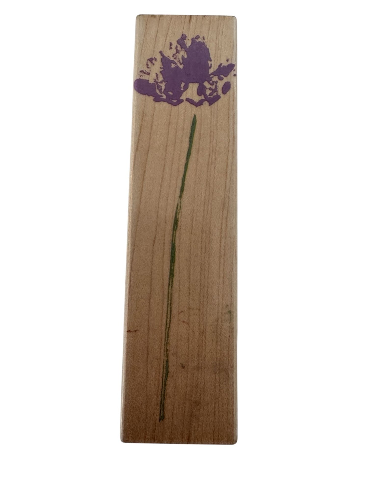 Hero Arts Rubber Stamp Long Stemmed Wildflower Flower Vertical Long Card Making