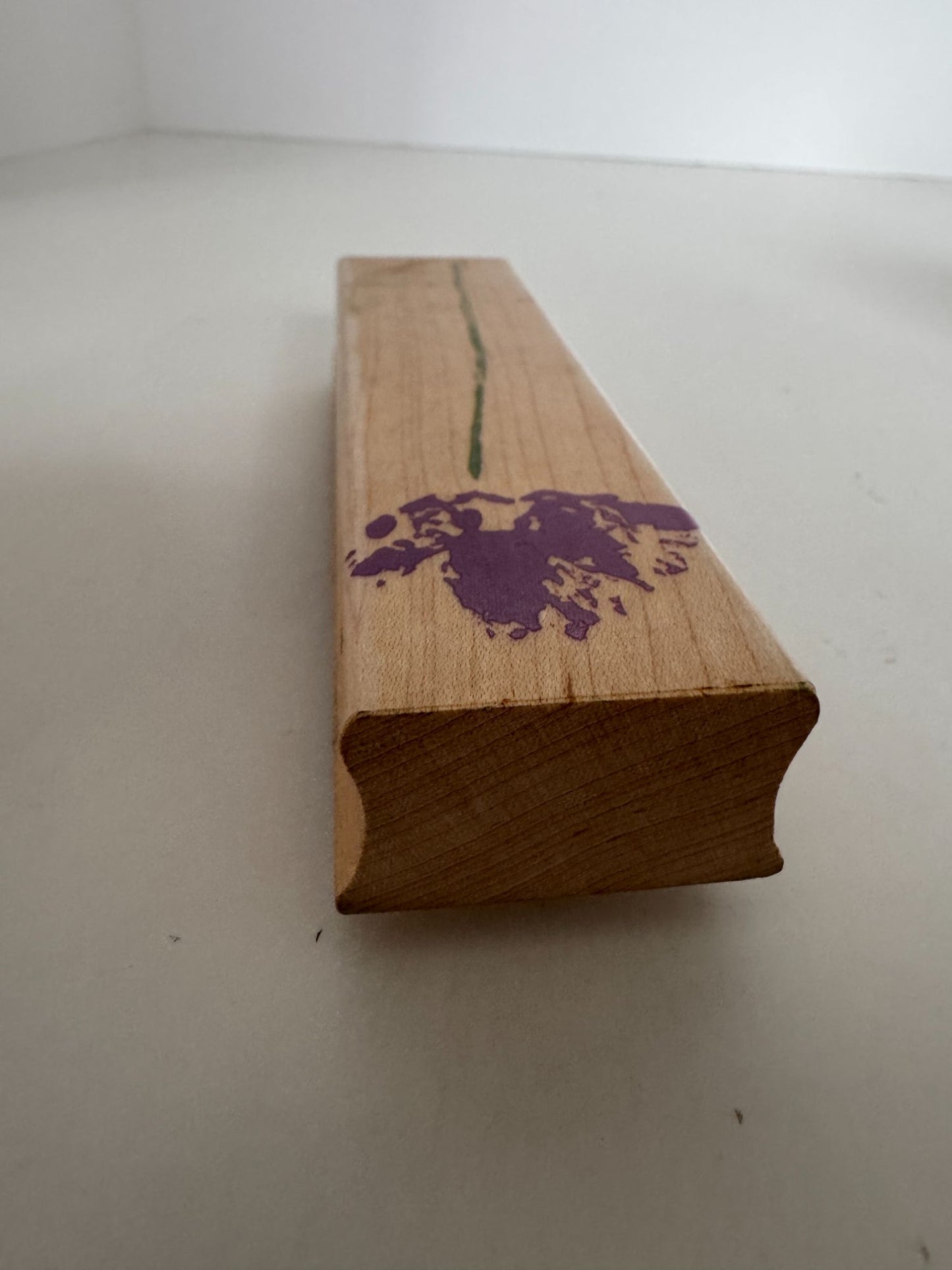 Hero Arts Rubber Stamp Long Stemmed Wildflower Flower Vertical Long Card Making