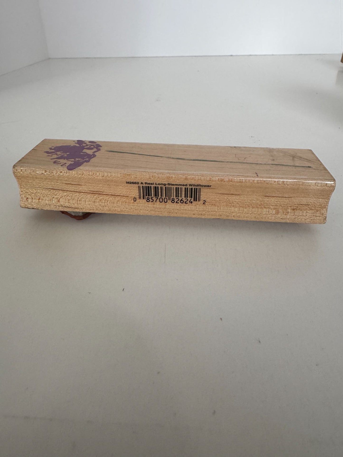 Hero Arts Rubber Stamp Long Stemmed Wildflower Flower Vertical Long Card Making