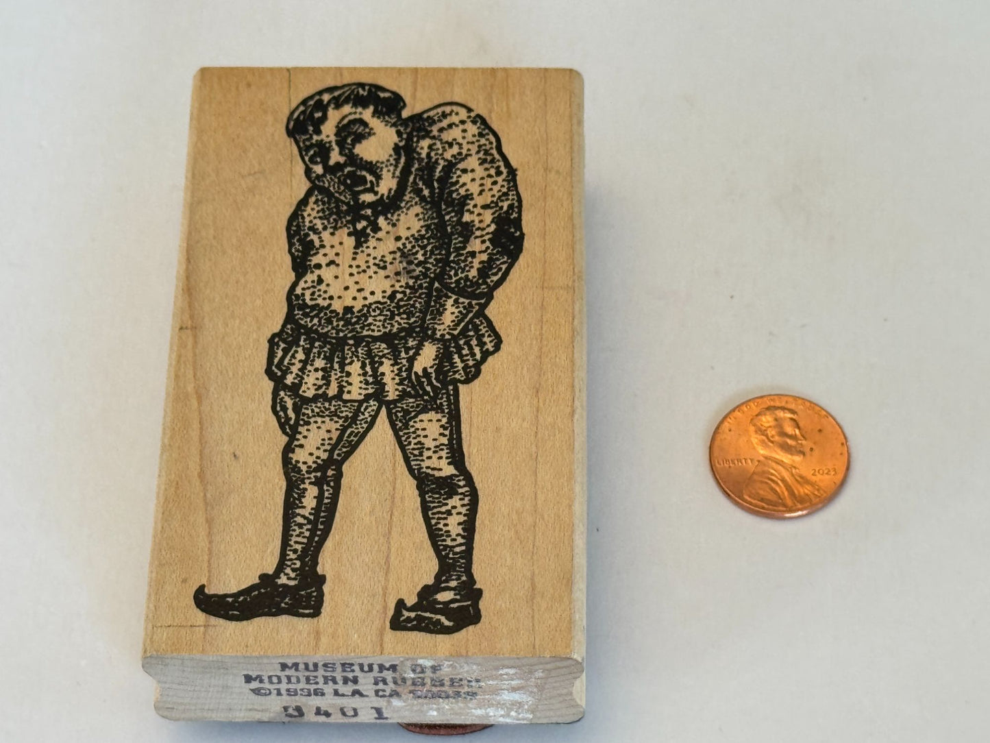 Museum of Modern Rubber Stamp Hunchback of Notre Dame Ogre Monster Card Making