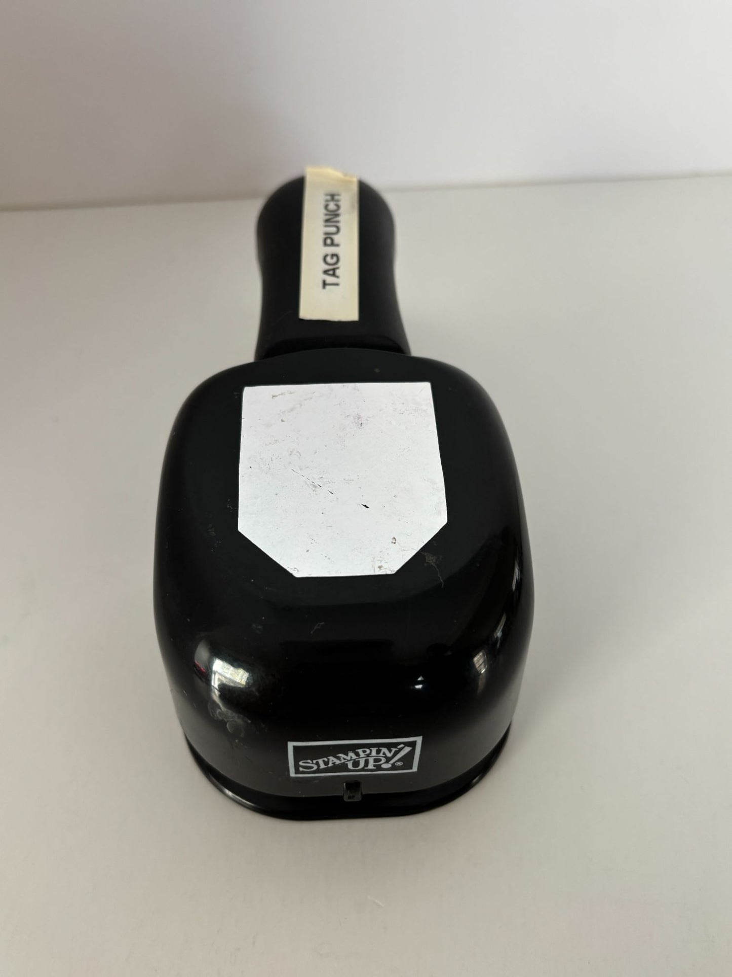 Stampin Up Paper Shapers Gift Tag Craft Punch Whale Tail Price Tag Tea Bag Works