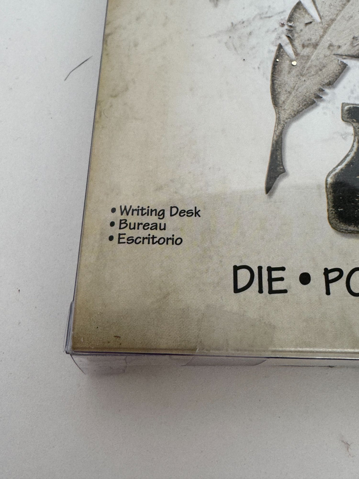 Sizzix Bigz Die Writing Desk Feather Ink Quill Pen Nibs Inkwell Set 658717 Craft