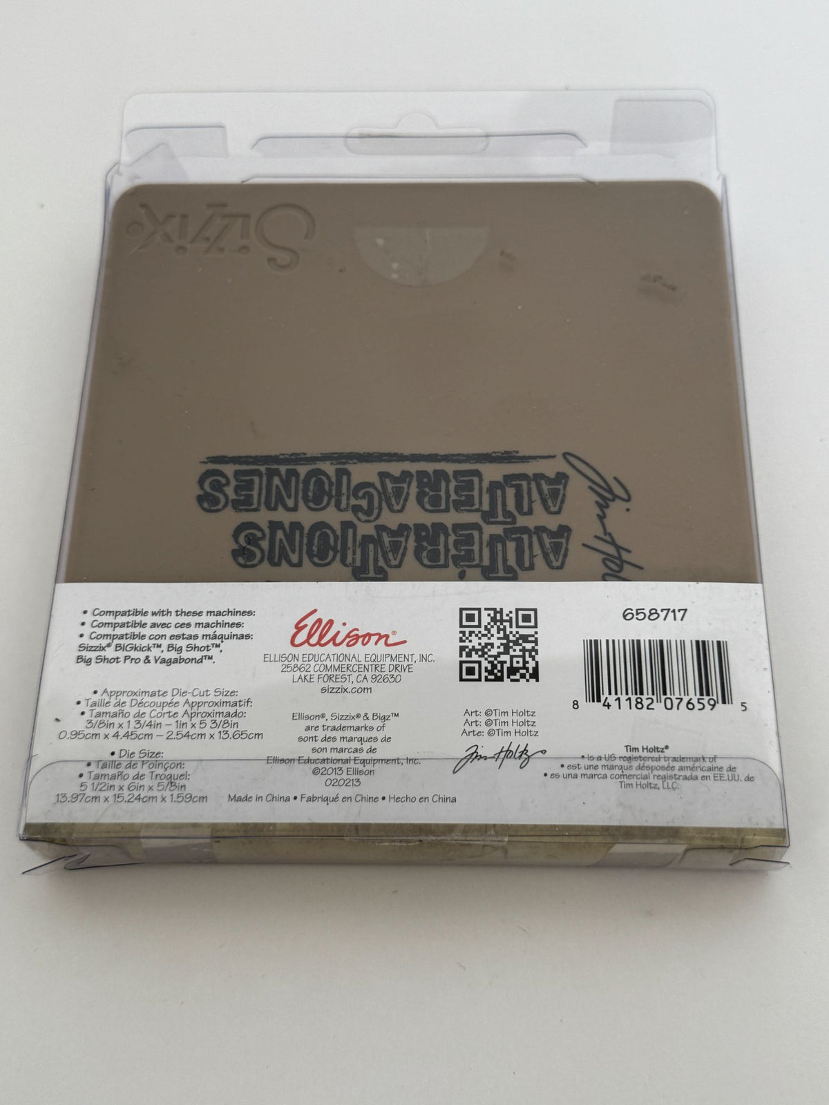 Tim Holtz Sizzix Bigz Die Writing Desk Feather Ink Quill Pen Nibs Inkwell Set 658717