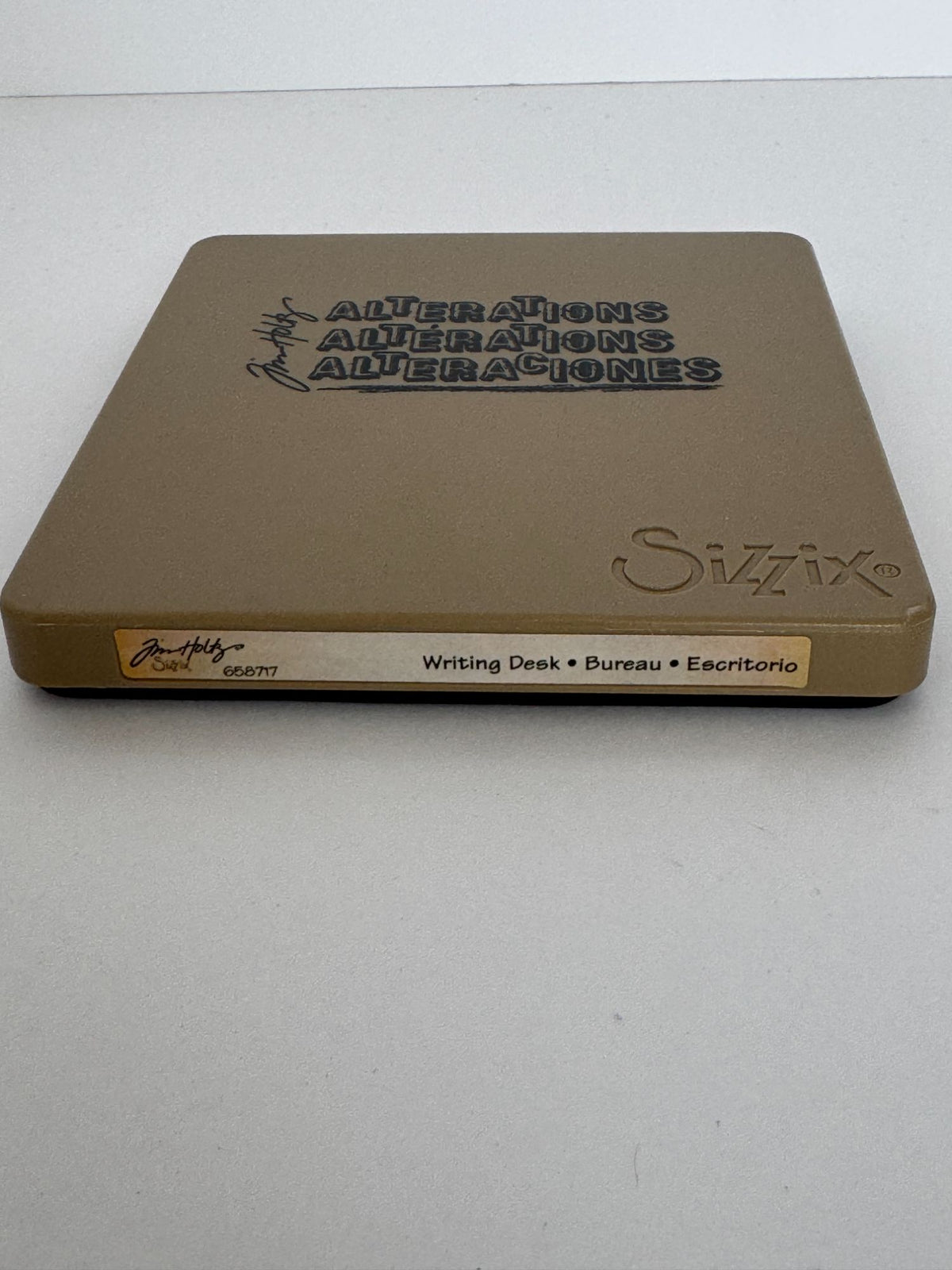 Tim Holtz Sizzix Bigz Die Writing Desk Feather Ink Quill Pen Nibs Inkwell Set 658717