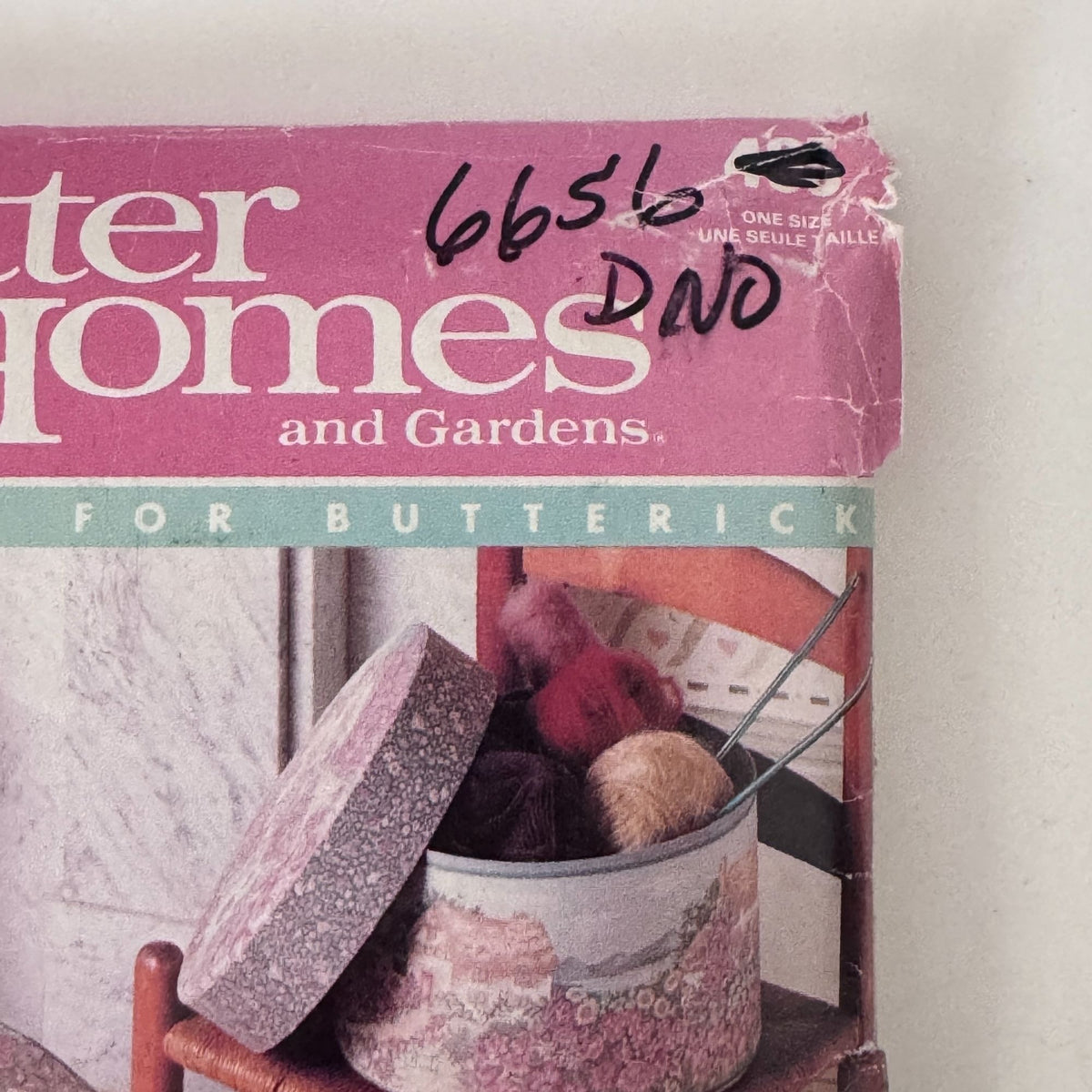 Butterick Sewing Pattern 485 Fabric Covered Box Heart Round Cottagecore Storage Boxes Yarn Organizer