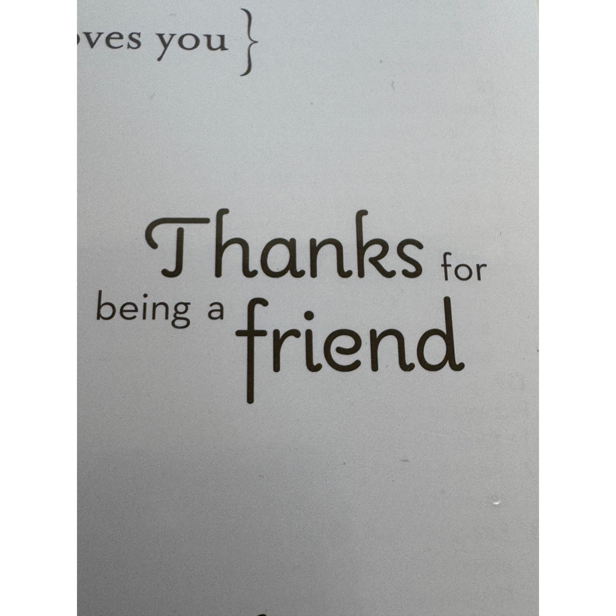 Stampin Up Clear Mount Rubber Stamp Set Happy Greetings Guess Who Loves You Word