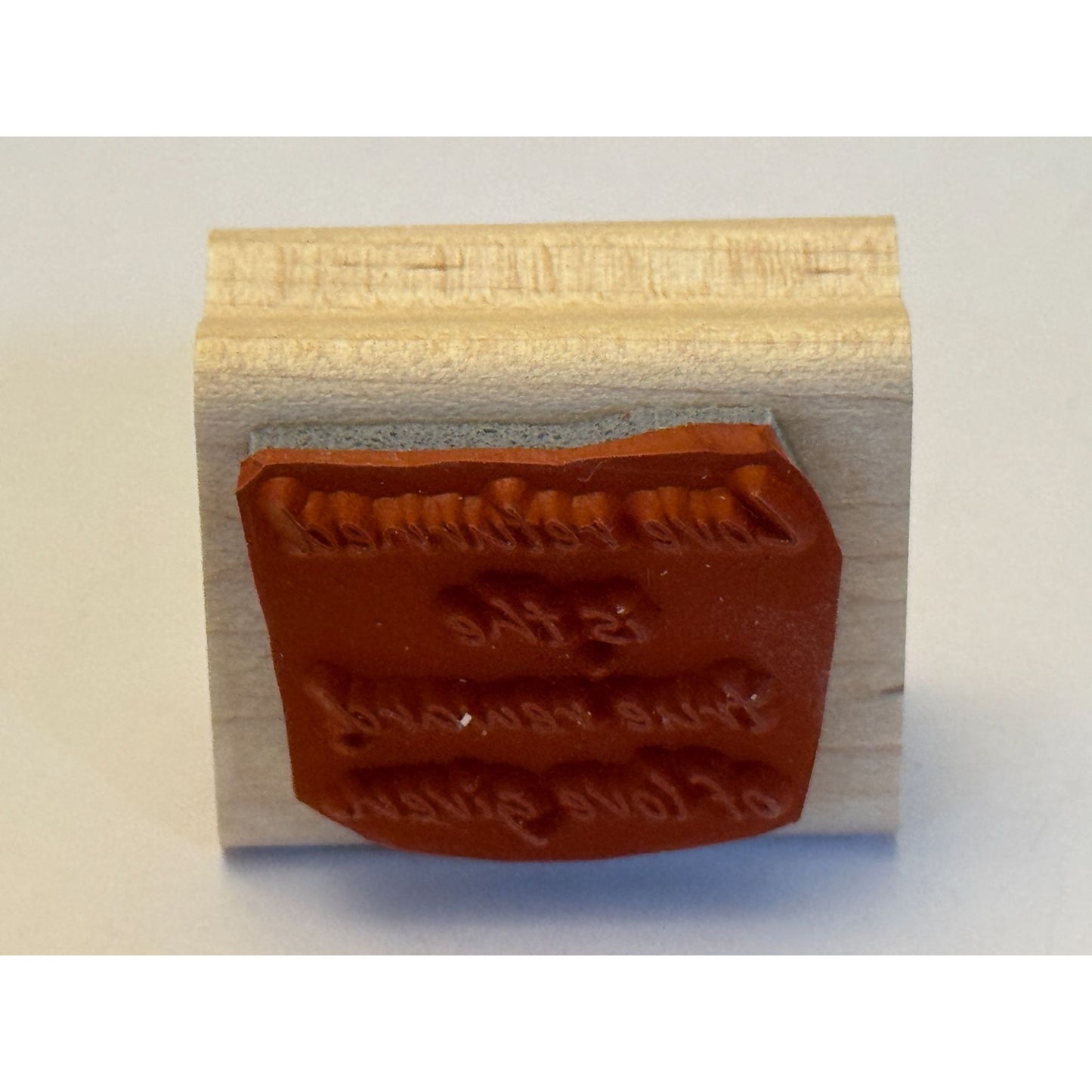 Stampin Up Rubber Stamp Love Returned Is the True Reward of Love Given Words