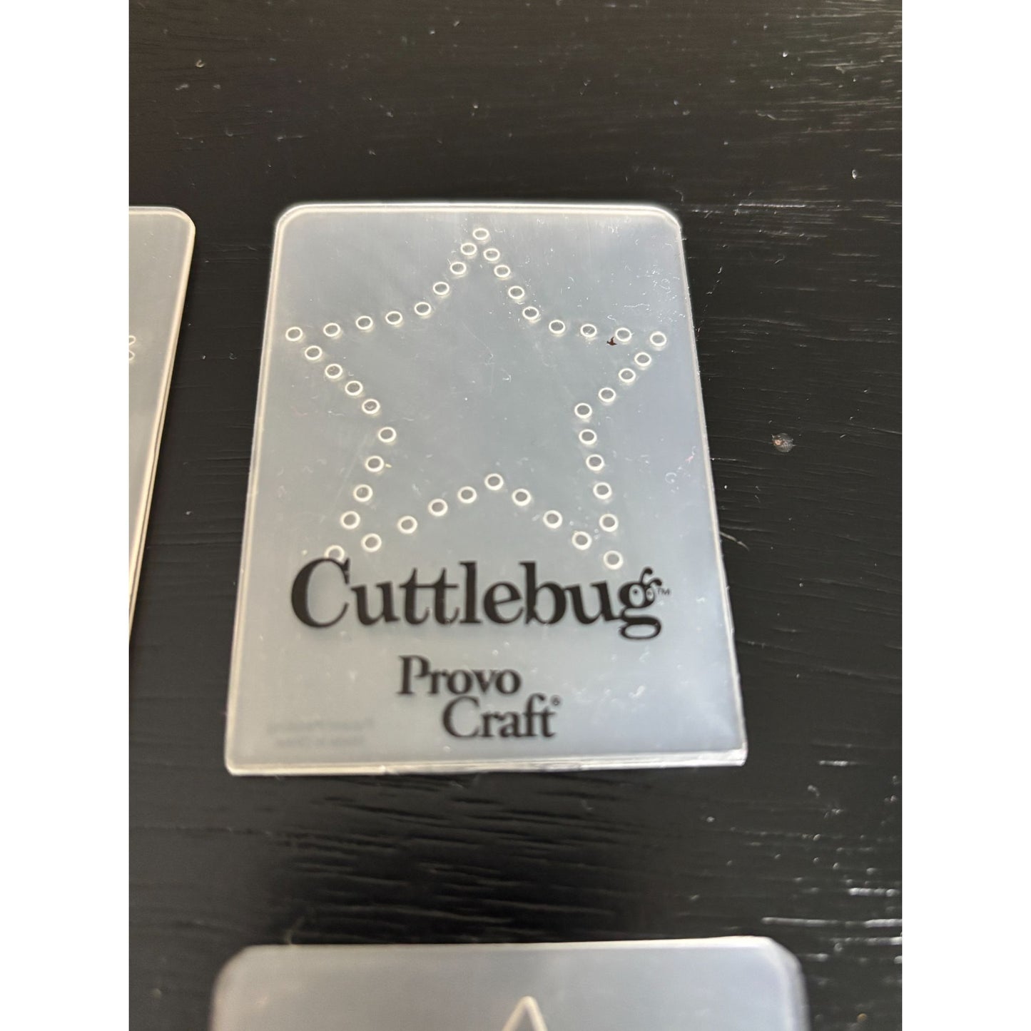 Cuttlebug Provo Craft Star Embossing Folders Set of 4 Cardmaking Scrapbooking