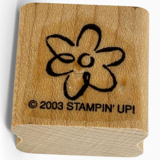 Stampin Up Rubber Stamp Flower Garden Spring Floral Card Making Paper Crafting