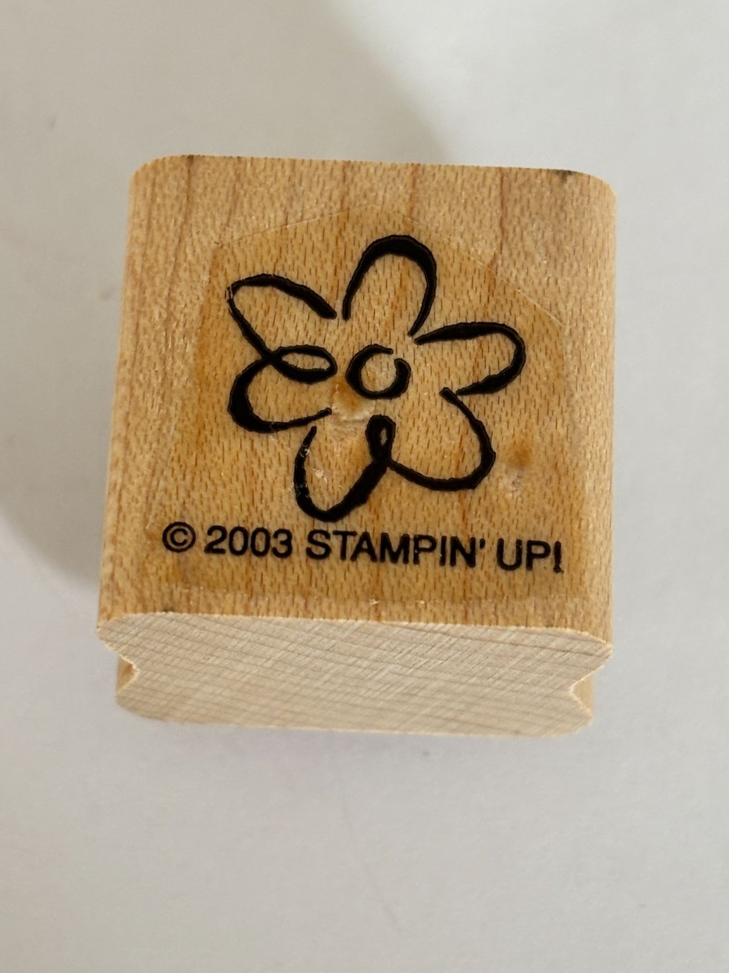 Stampin Up Rubber Stamp Flower Garden Spring Floral Card Making Paper Crafting