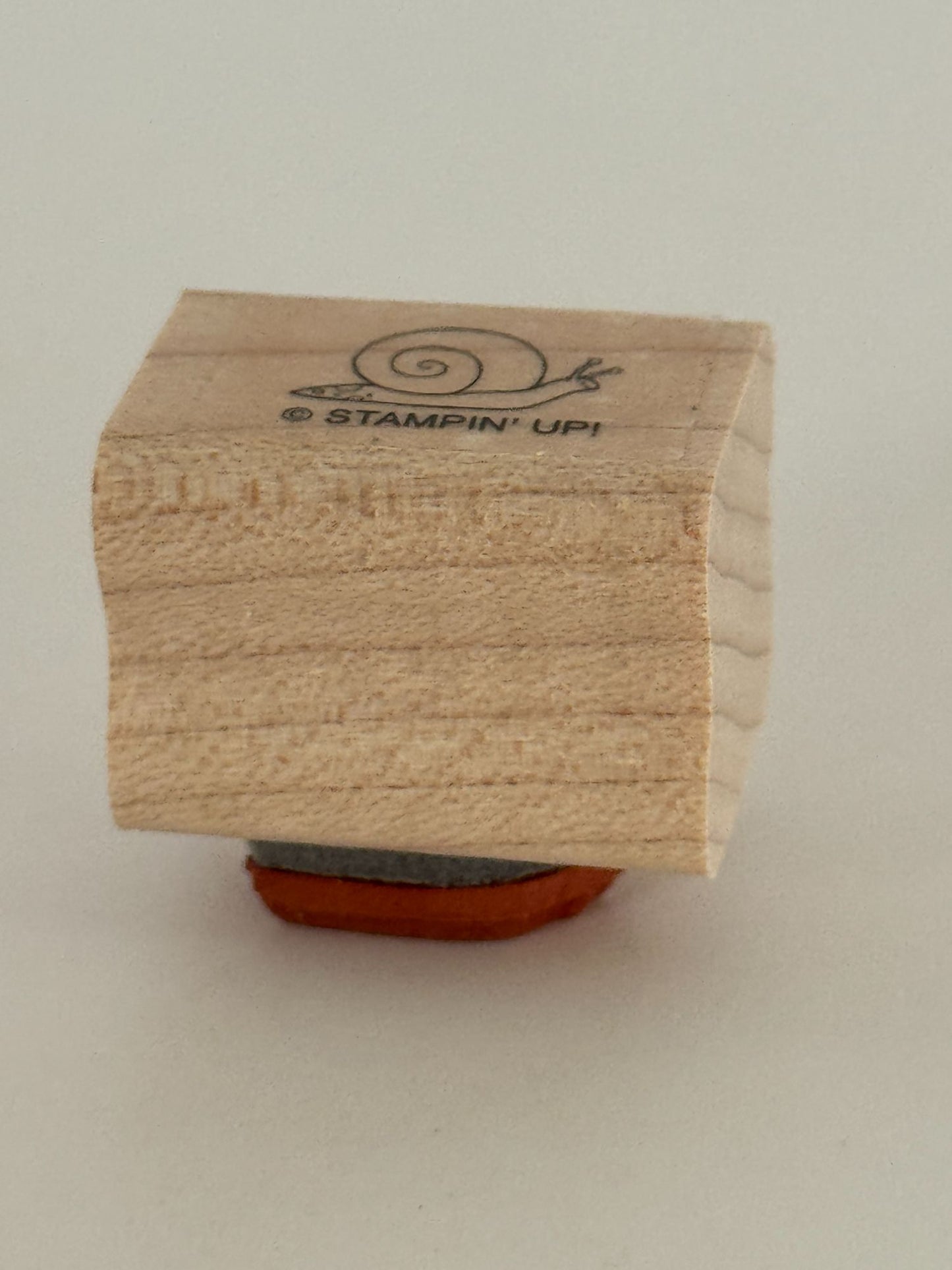 Stampin Up Rubber Stamp Snail Whimsical Woodland Creature Animal Card Making