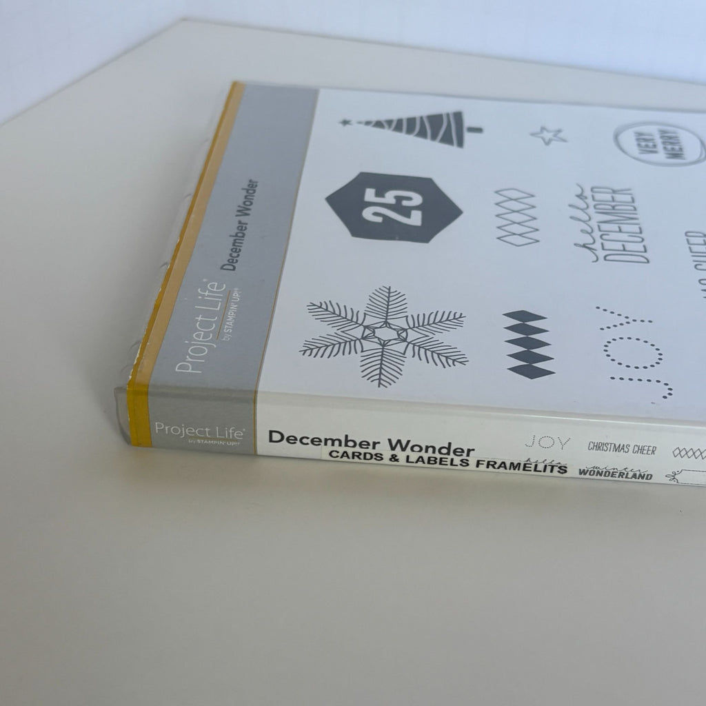 Stampin Up Stamp Set December Wonder Christmas Cheer Snowflake Cards Labels Dies Framelits Winter