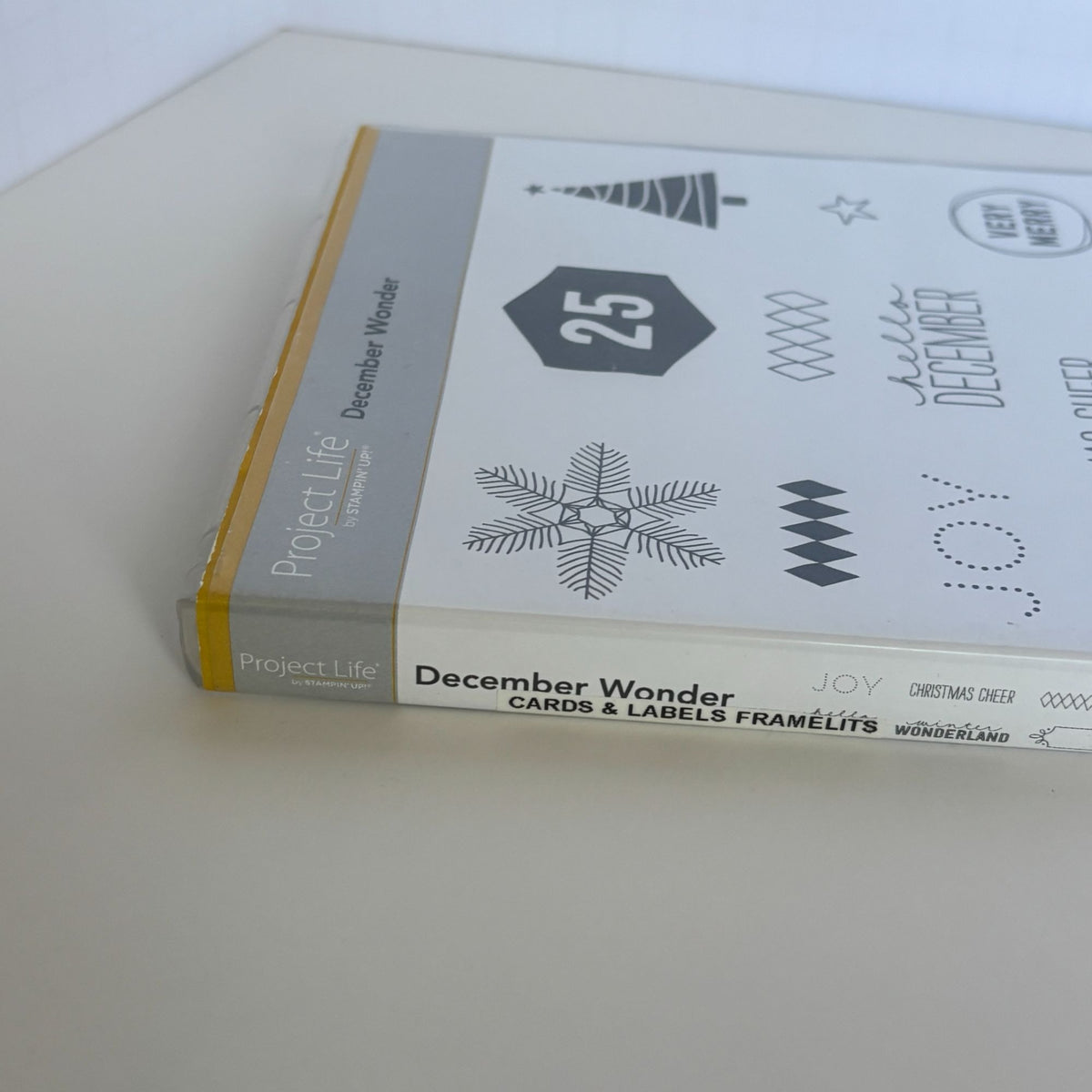 Stampin Up Stamp Set December Wonder Christmas Cheer Snowflake Cards Labels Dies Framelits Winter