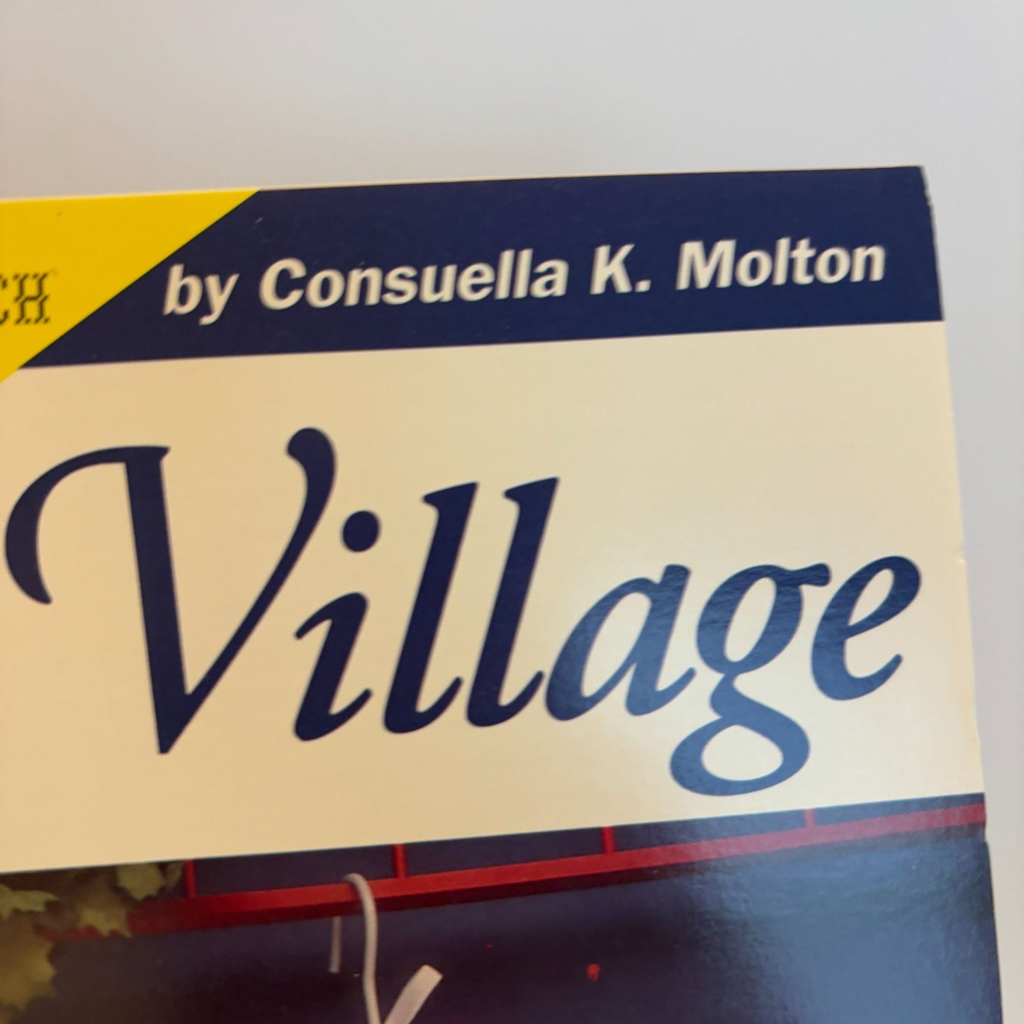 Just CrossStitch Cross Stitch Pattern Book Christmas Village Duplicate Stitch