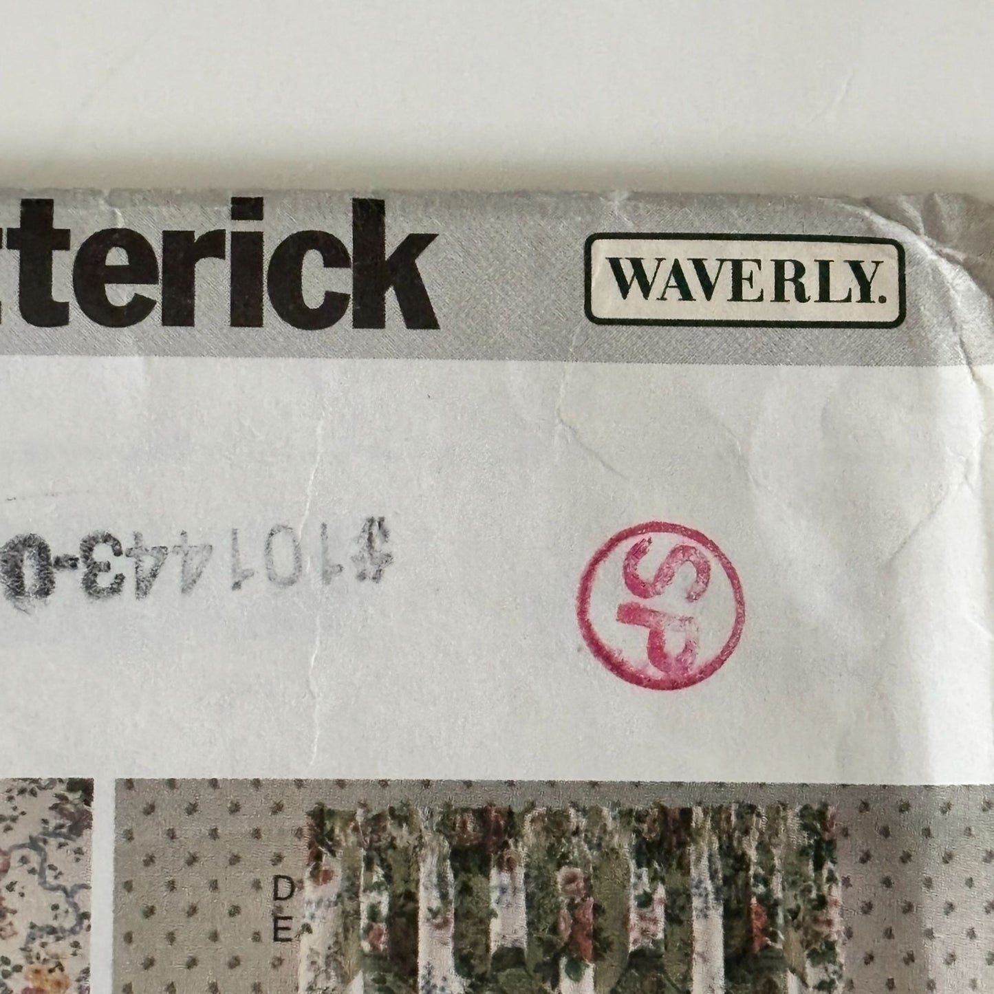 Butterick Sewing Pattern 6434 Waverly Valance Roller Shade Home Decor Country Uncut
