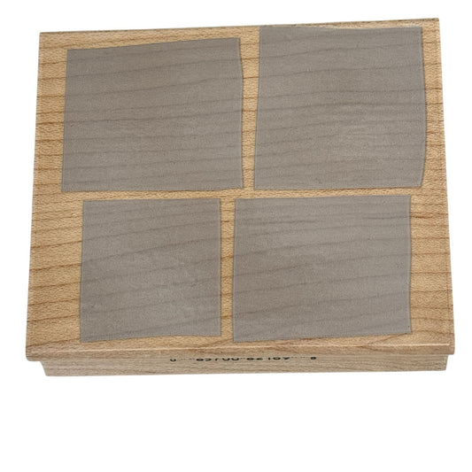 Hero Arts Rubber Stamp Irregular Background Blocks Texture Cardmaking Craft H2353 Abstract Squares Wooden