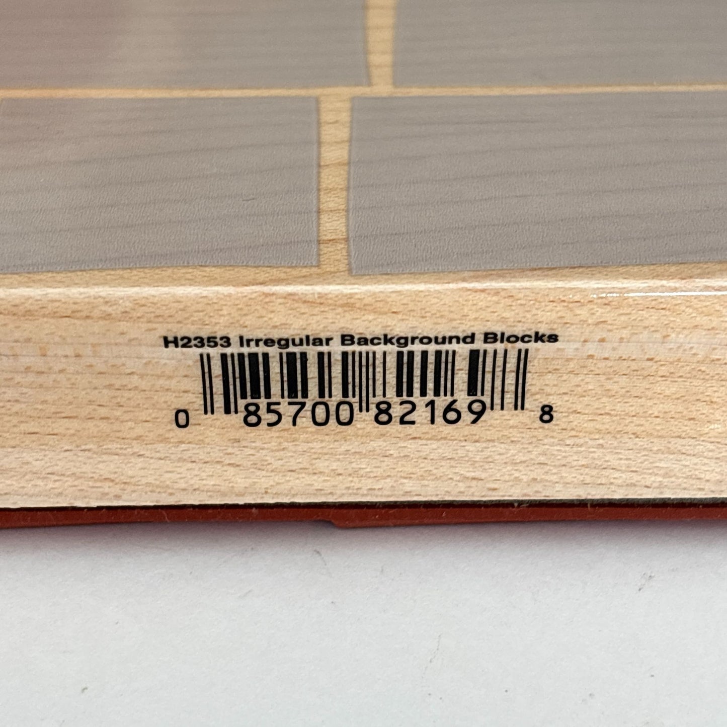 Hero Arts Rubber Stamp Irregular Background Blocks Texture Cardmaking Craft H2353 Abstract Squares Wooden