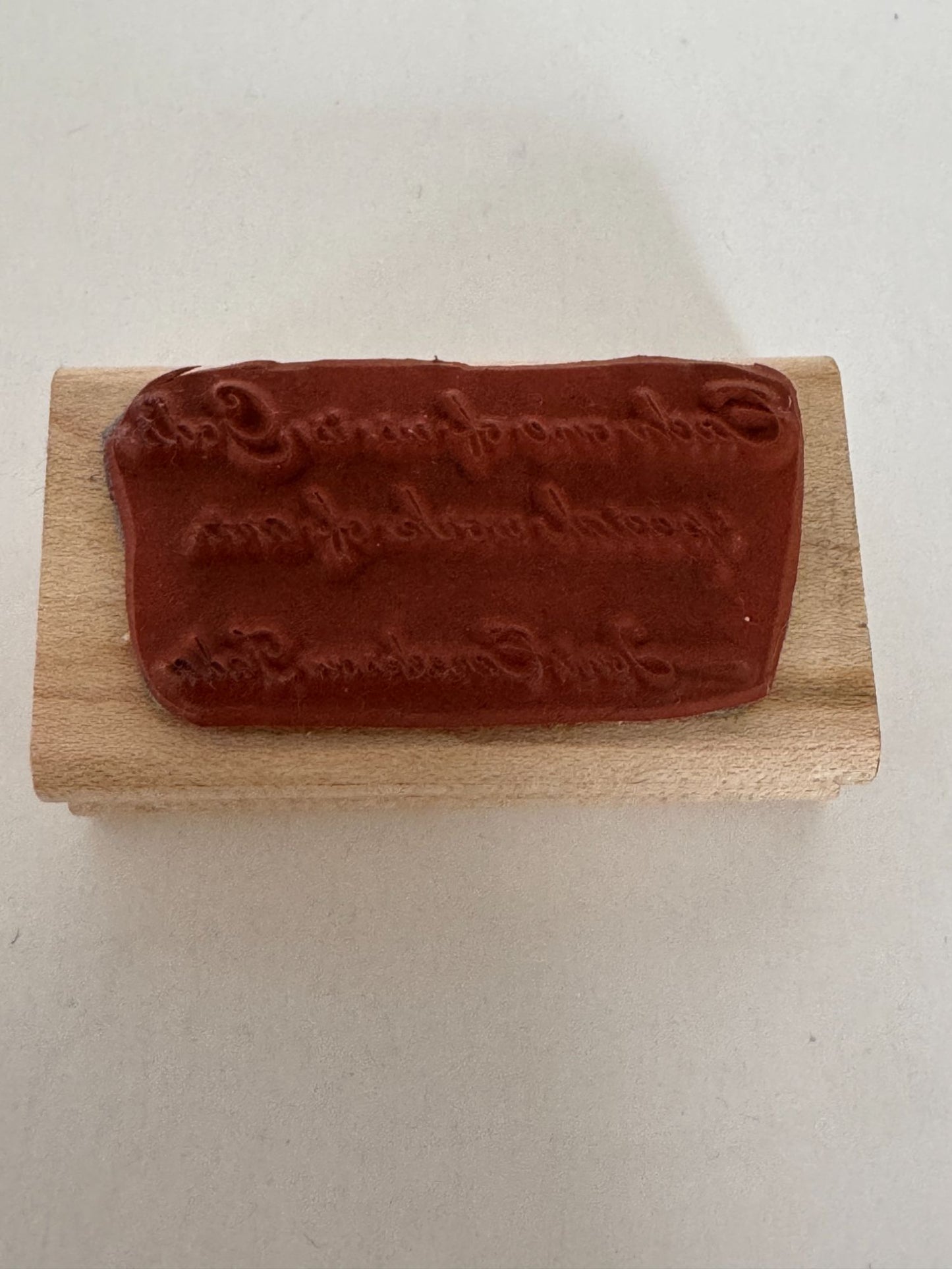 Stampin Up Rubber Stamp Joni Eareckson Tada Quote Religious God Work of Art Word