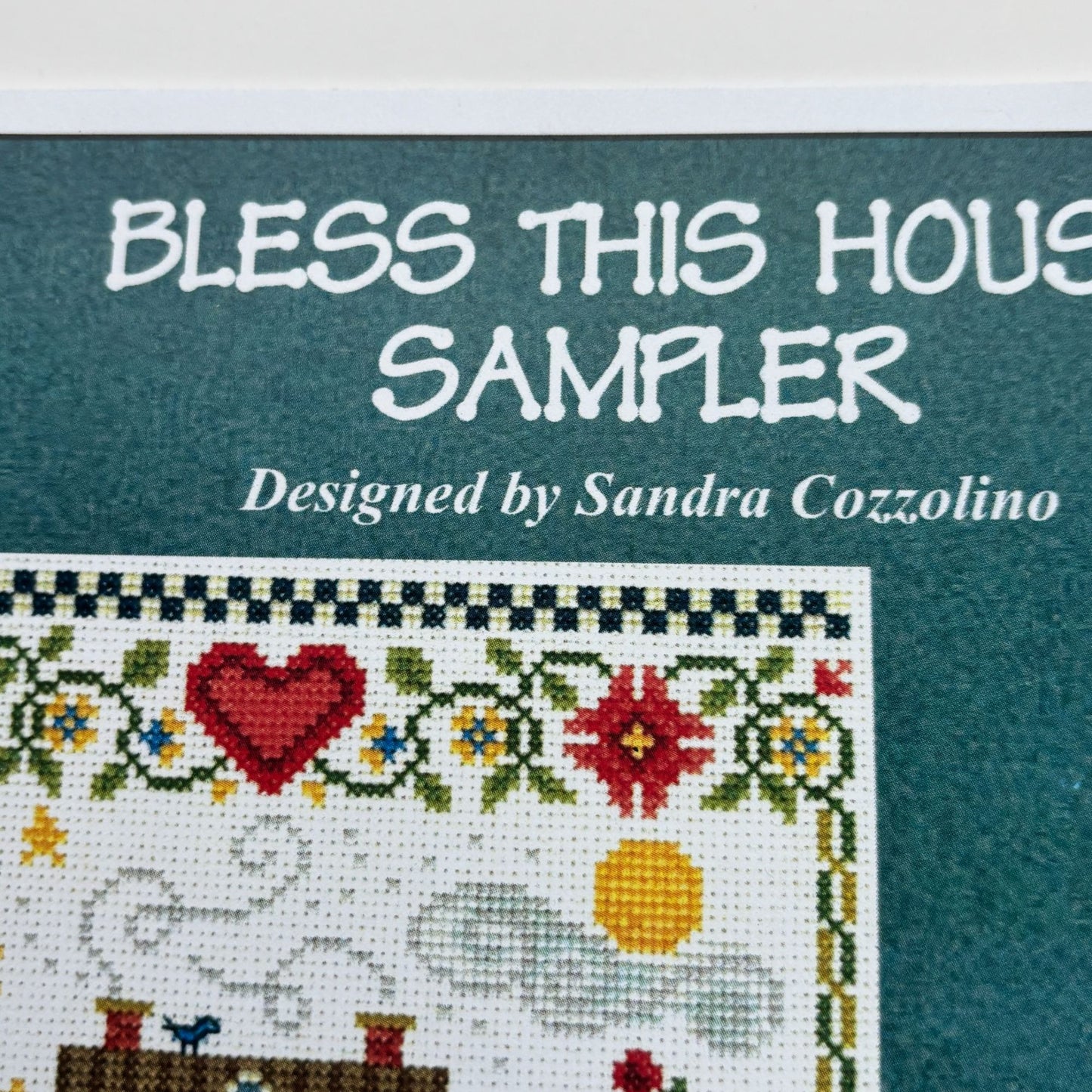Imaginating Cross Stitch Pattern Bless This House Sampler Christian Family Prayer Home