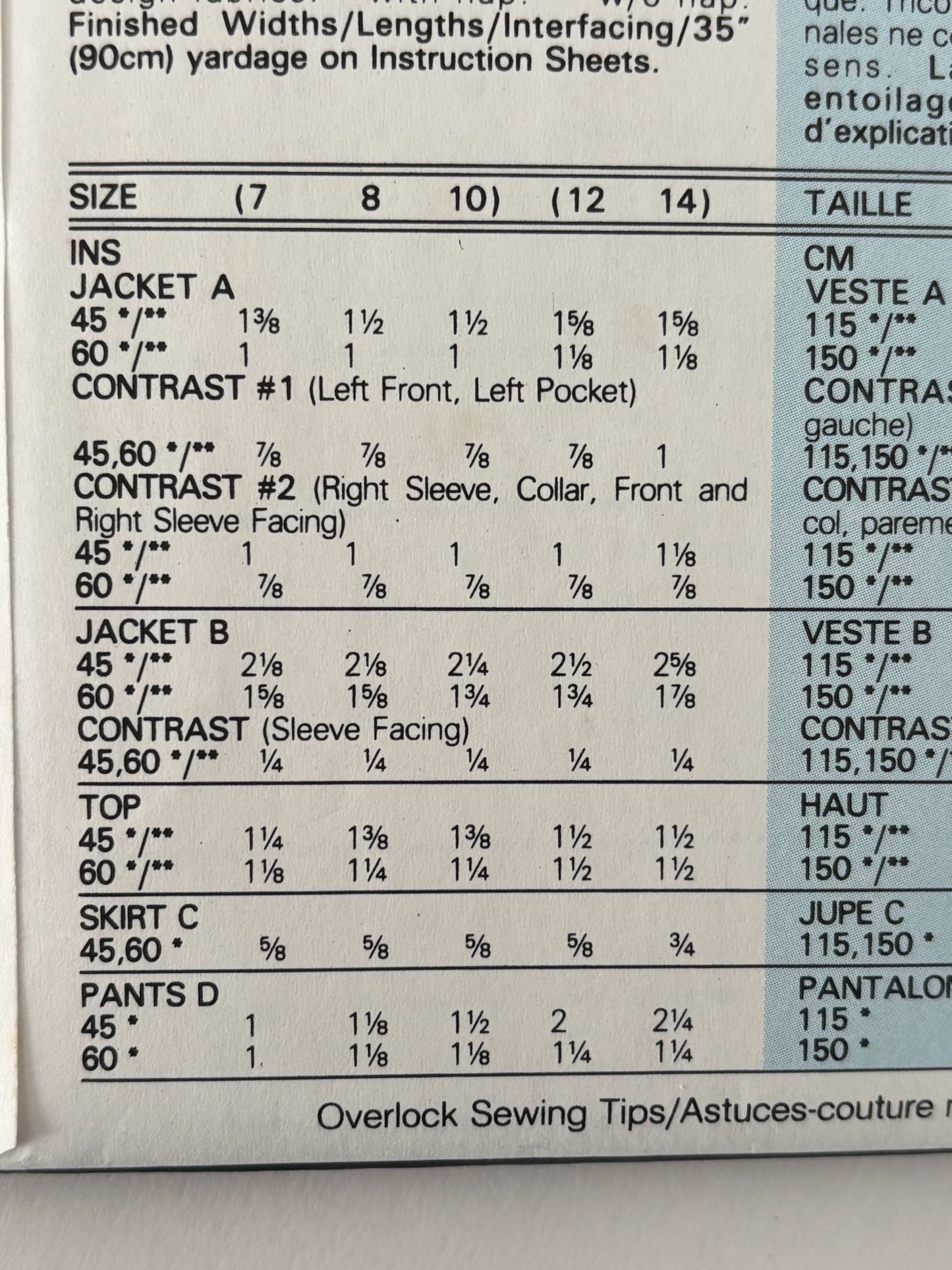 Butterick Sewing Pattern 6290 Blazer Jacket Pants 1990s School Girls 12 14 Uncut