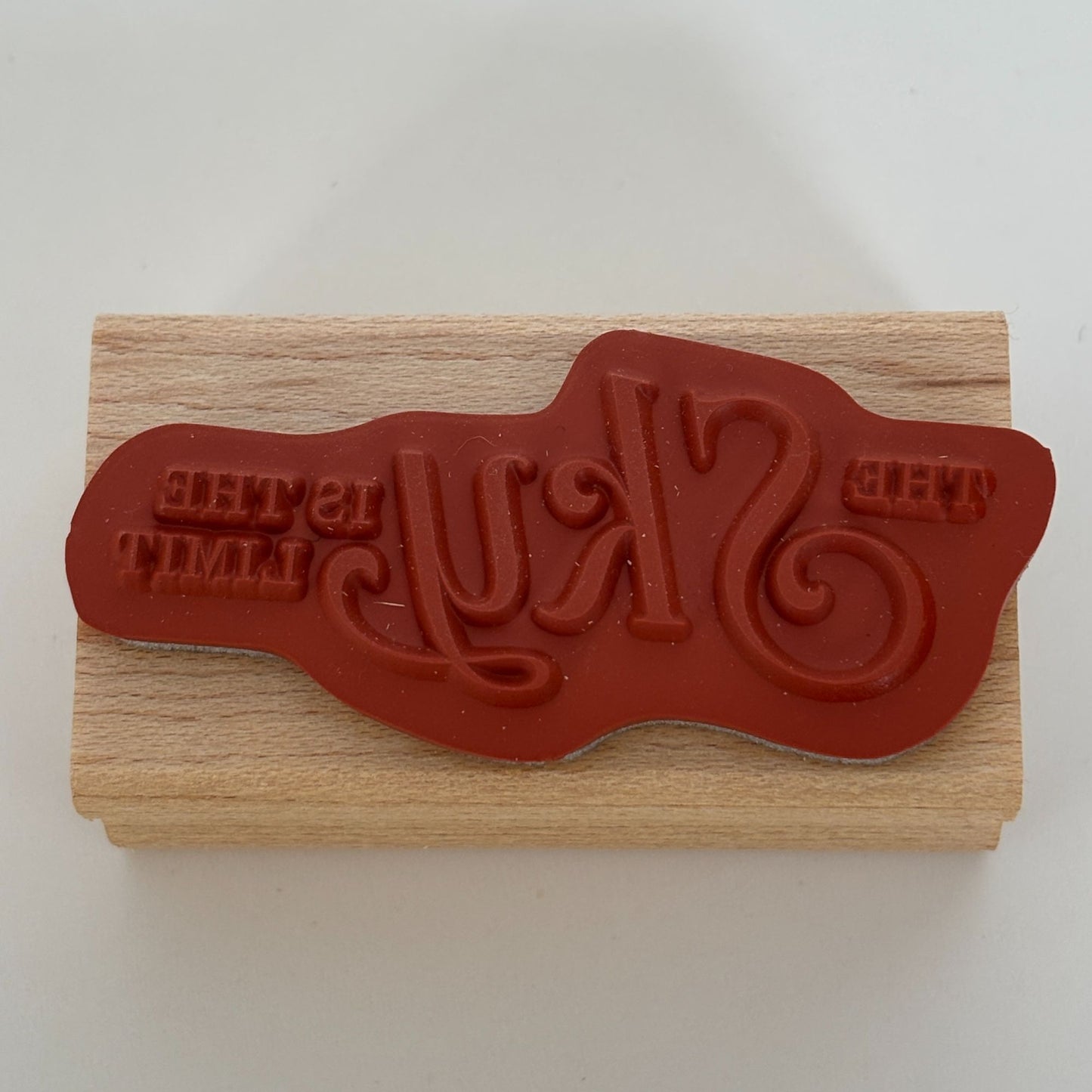 Stampin Up Rubber Stamp The Sky is the Limit Inspirational Message Card Making